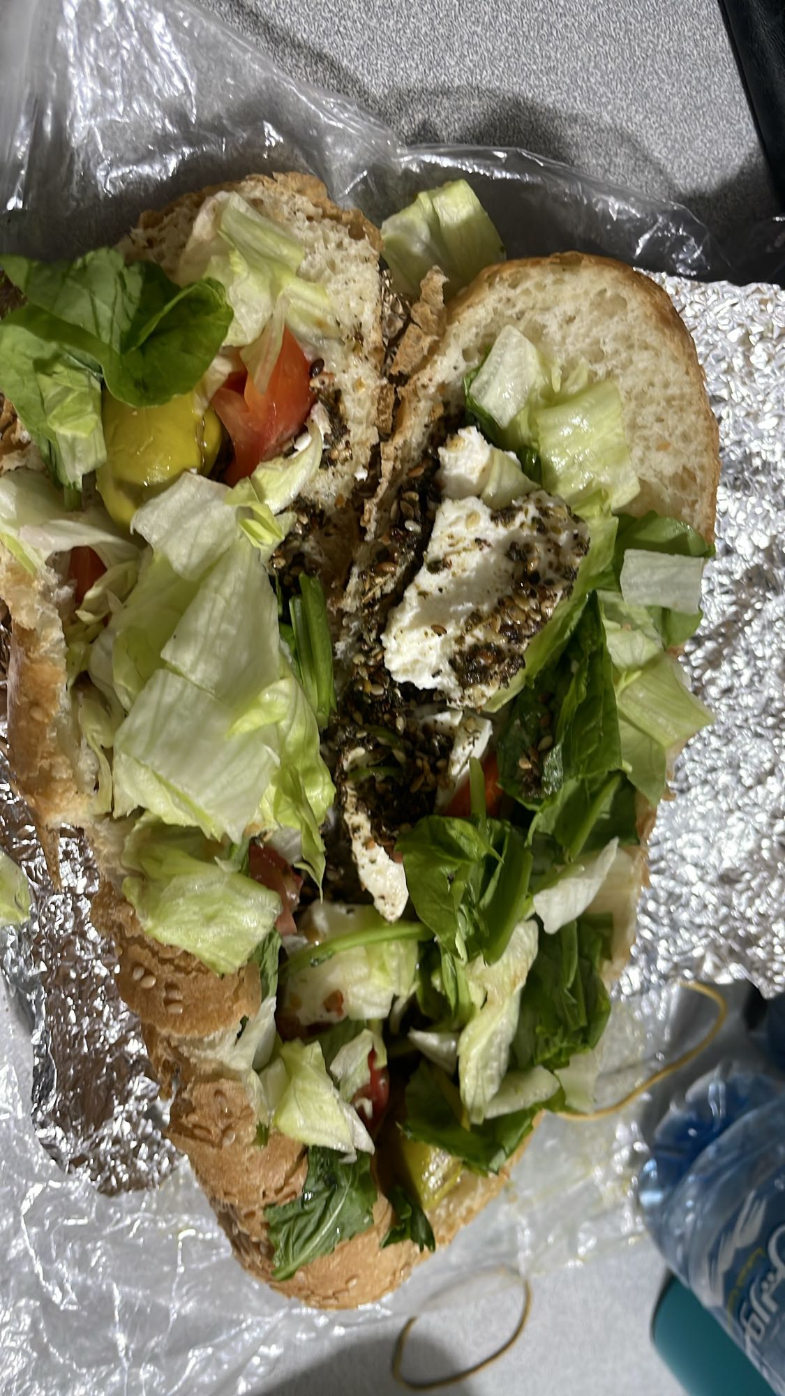 Herb Cheese Veggie Sub