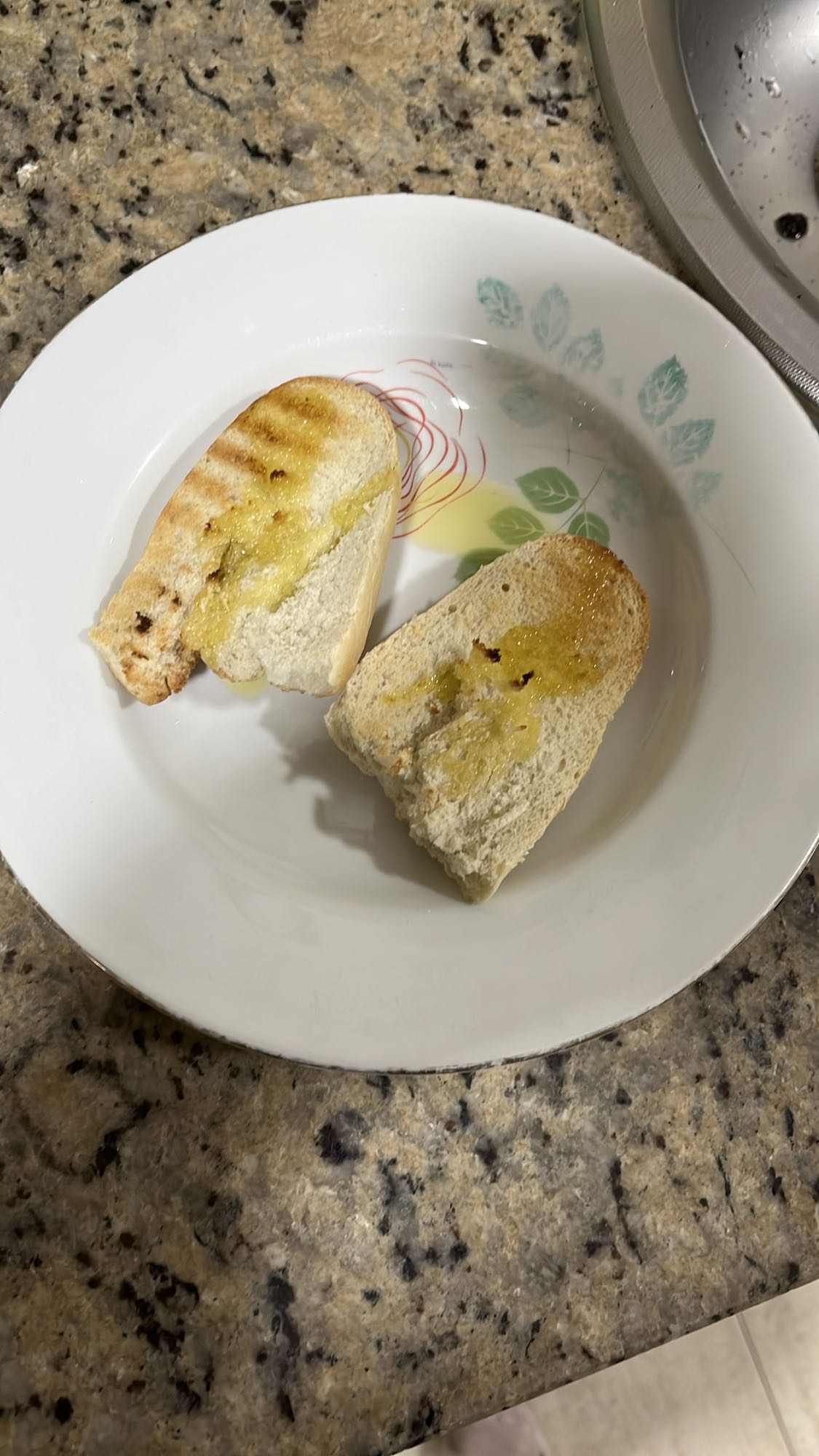 Pan con aceite de oliva