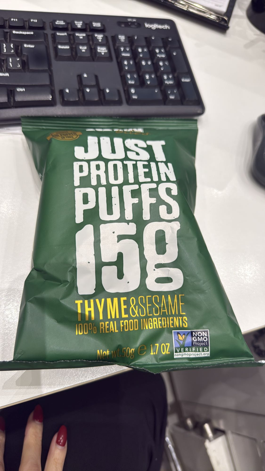 Thyme Sesame Protein Puffs