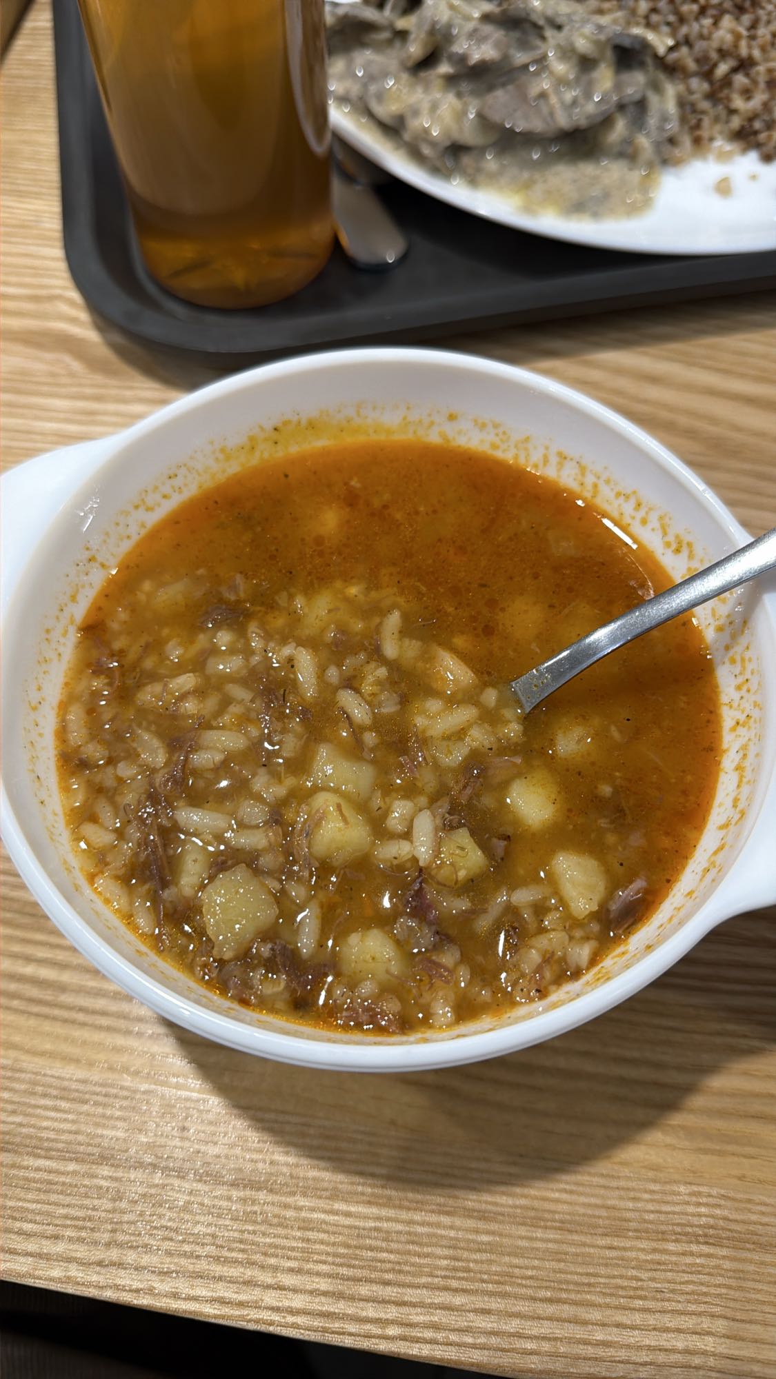 Суп з рисом і картоплею