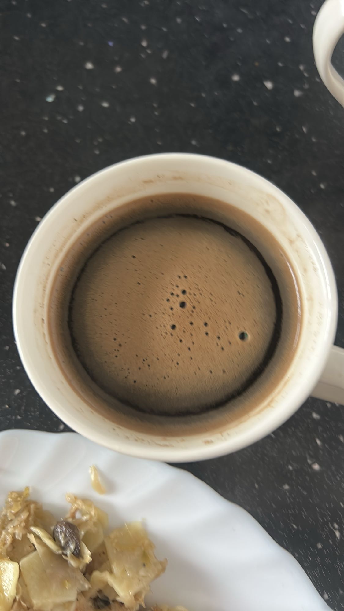 Kawa i kapusta z grzybami