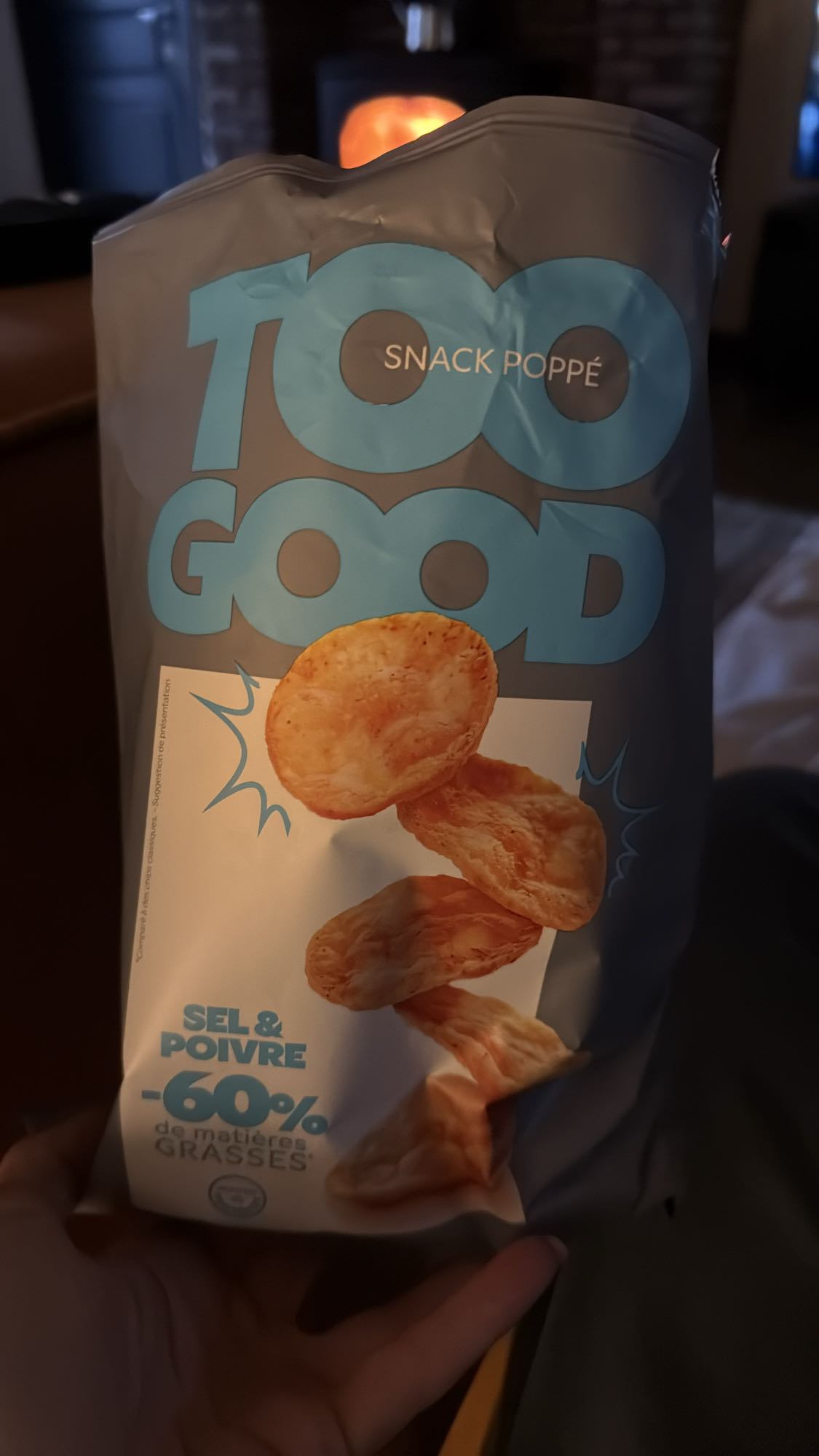 gepofte zout & peper chips