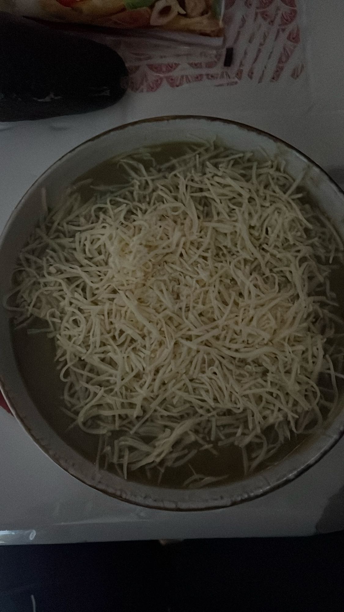 Soupe au fromage râpé