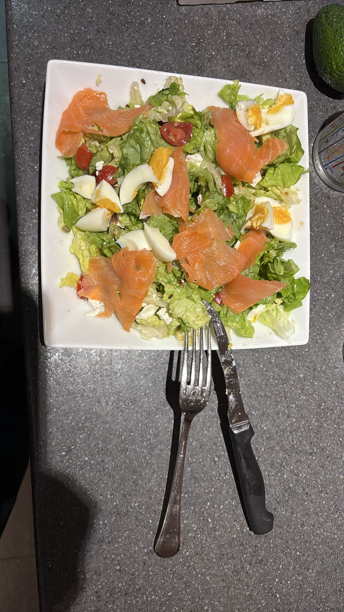 Salade saumon œuf