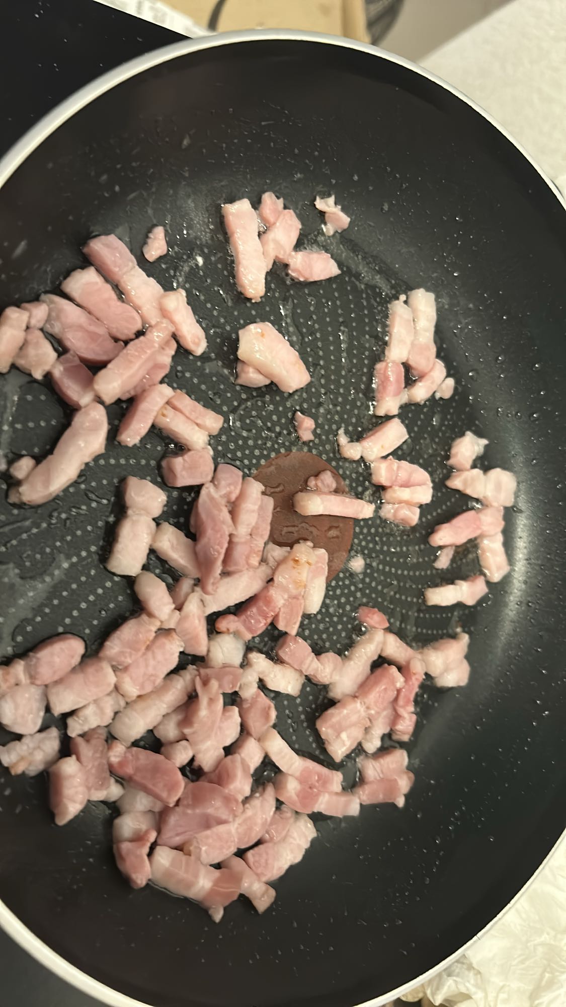 Lardons à la poêle