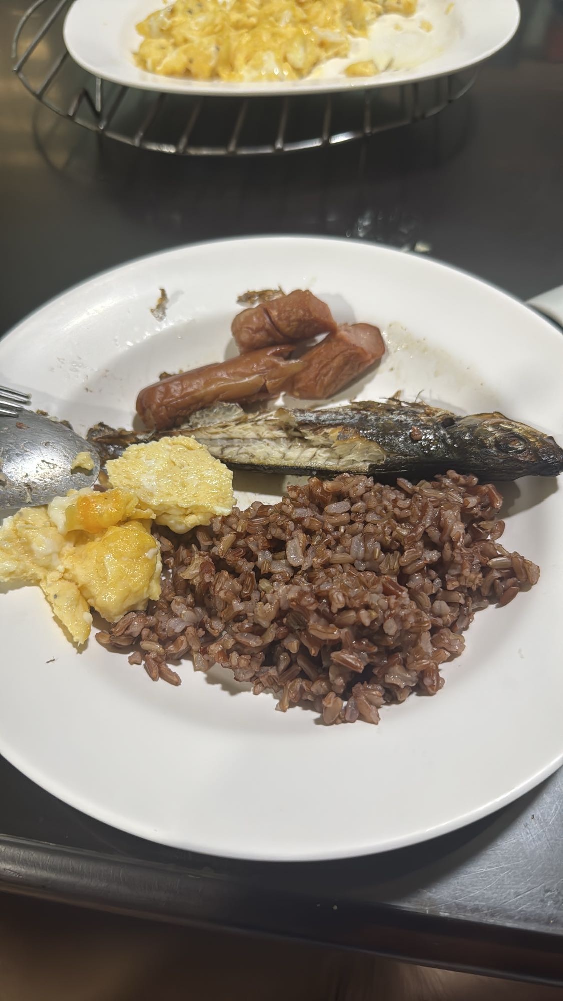 Fish, Rice & Egg Plate