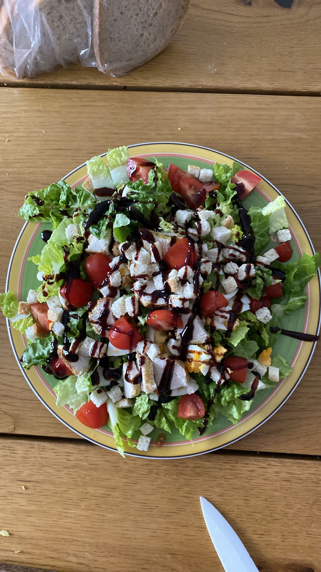 Куриный салат с овощами