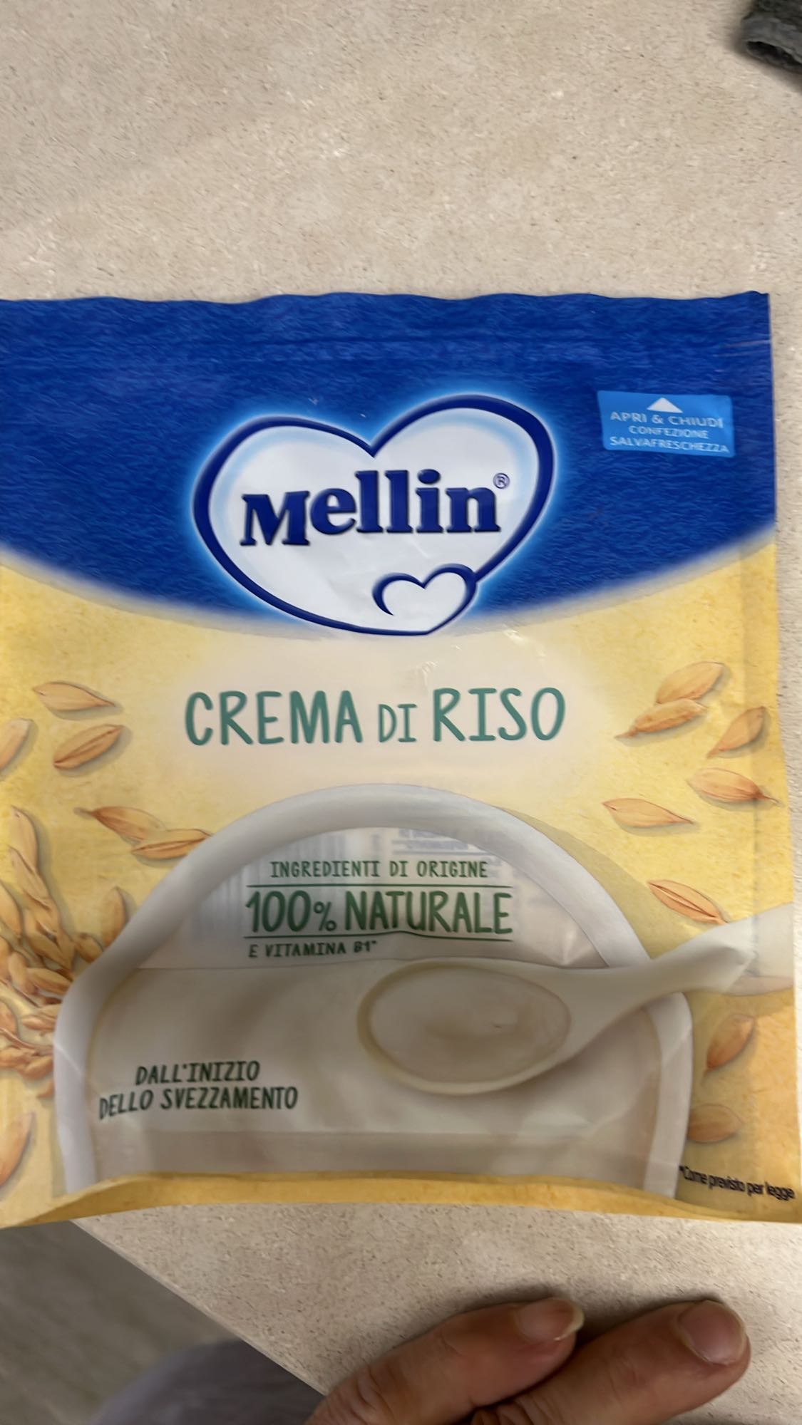 Crema di Riso Mellin