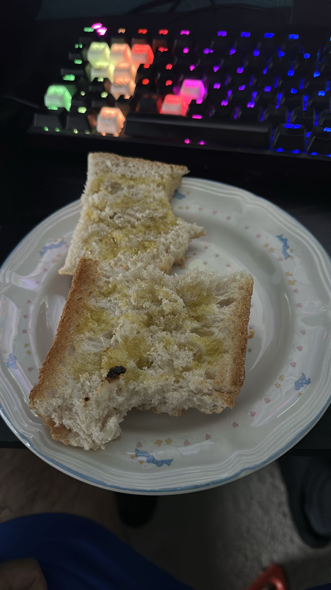 Pan con aceite de oliva