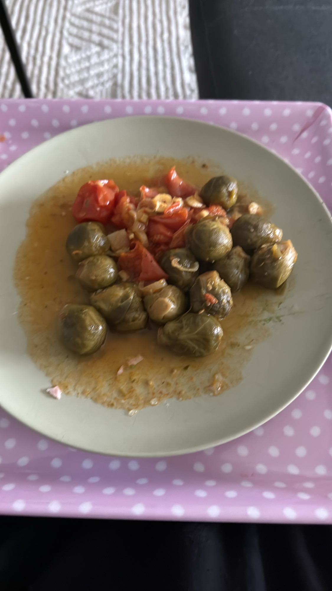 choux de Bruxelles mijotés