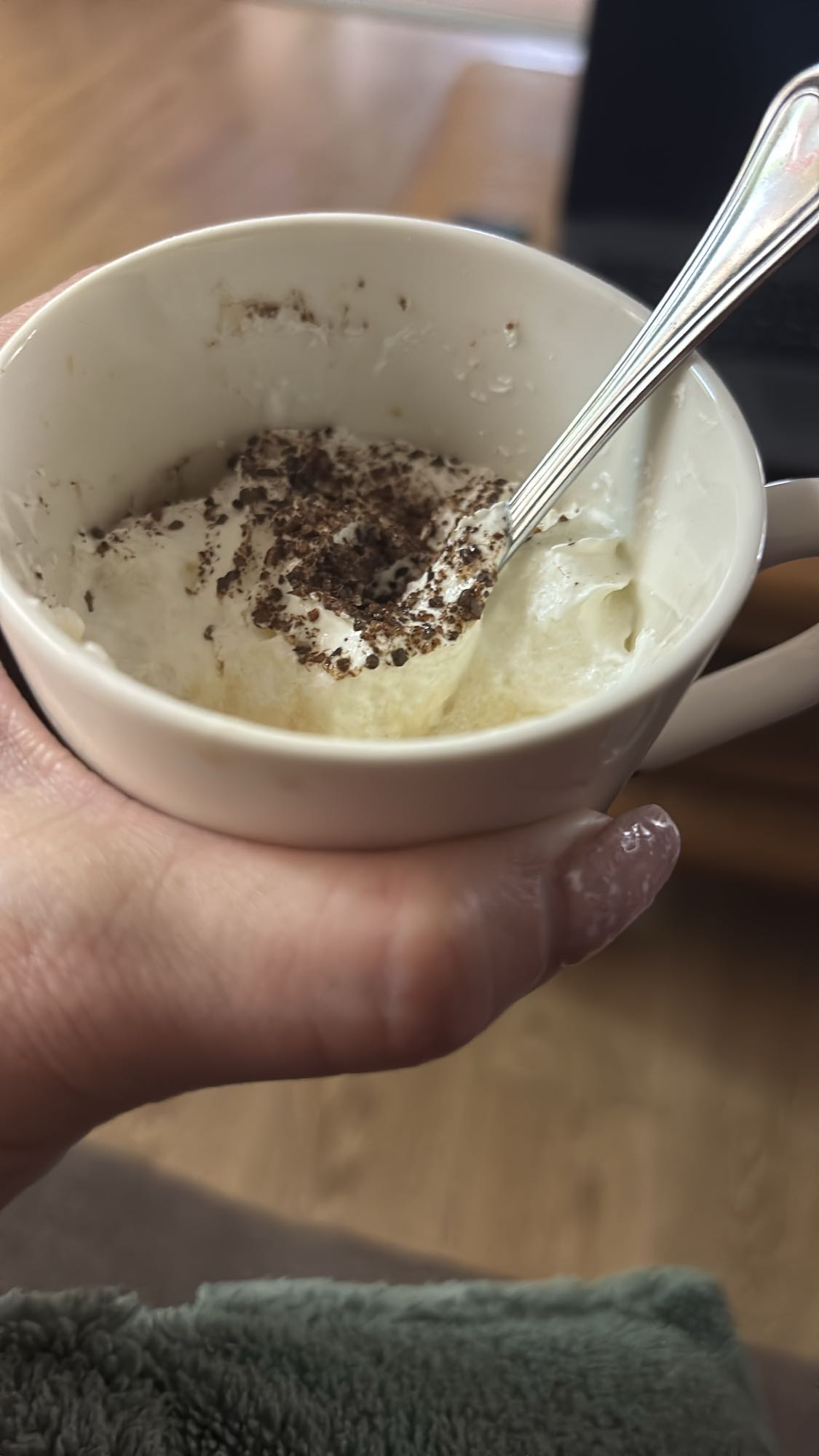 Tejszínhabos desszert