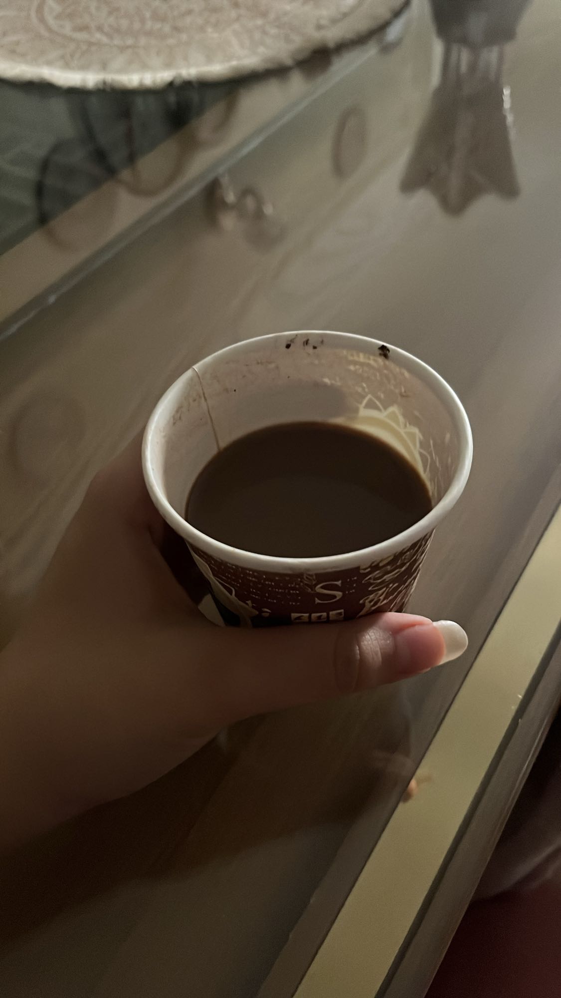 كوب شوكولاتة ساخنة