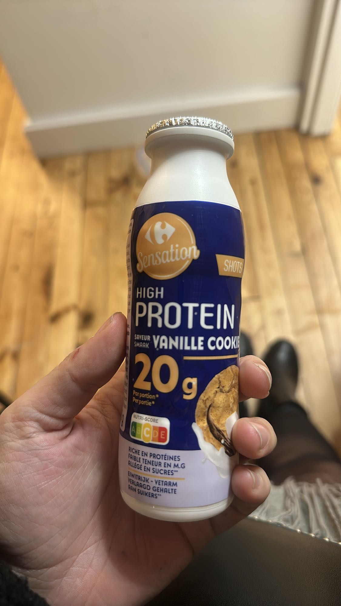 Boisson protéinée vanille cookie
