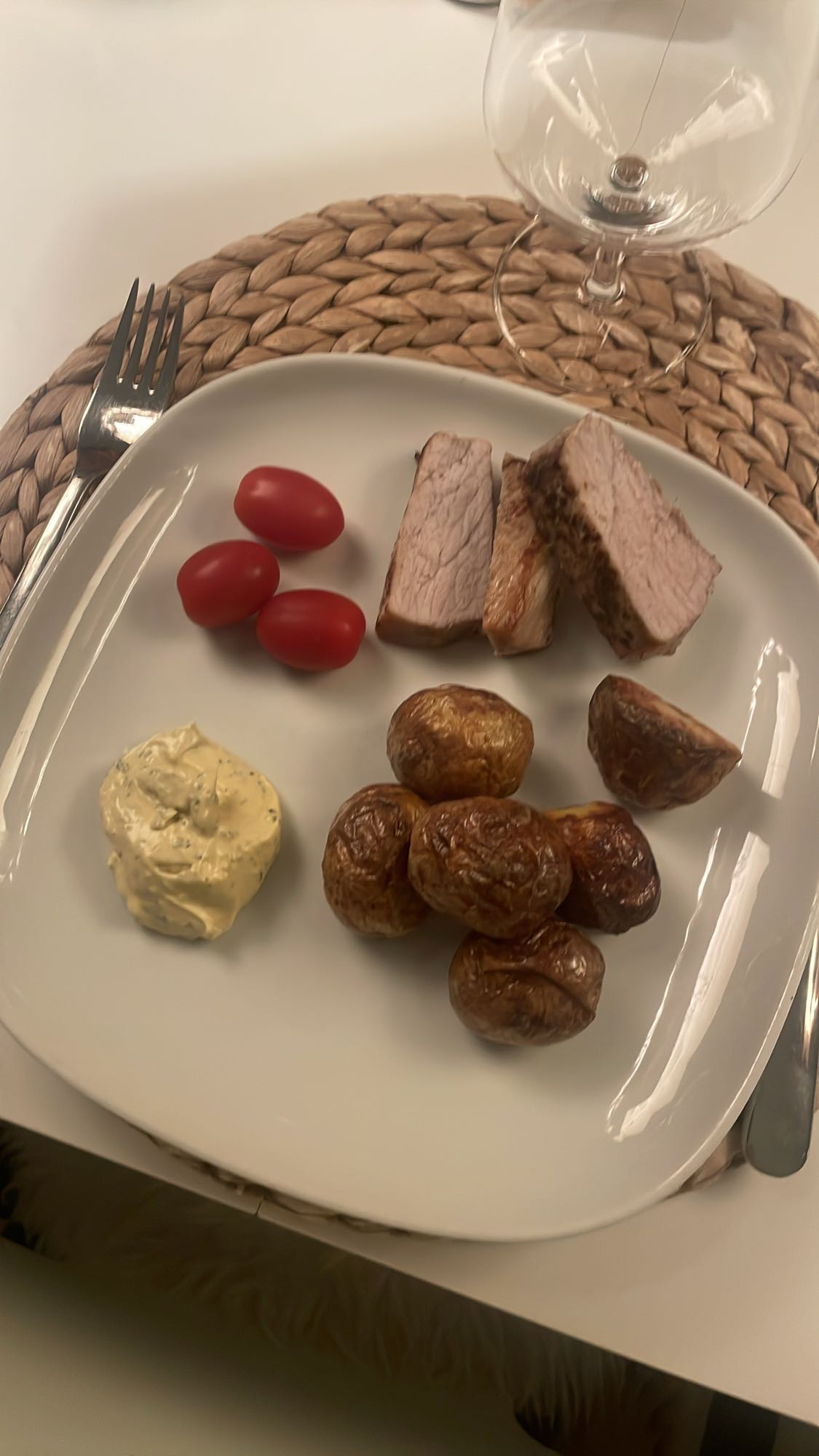 Fläskkött med potatis