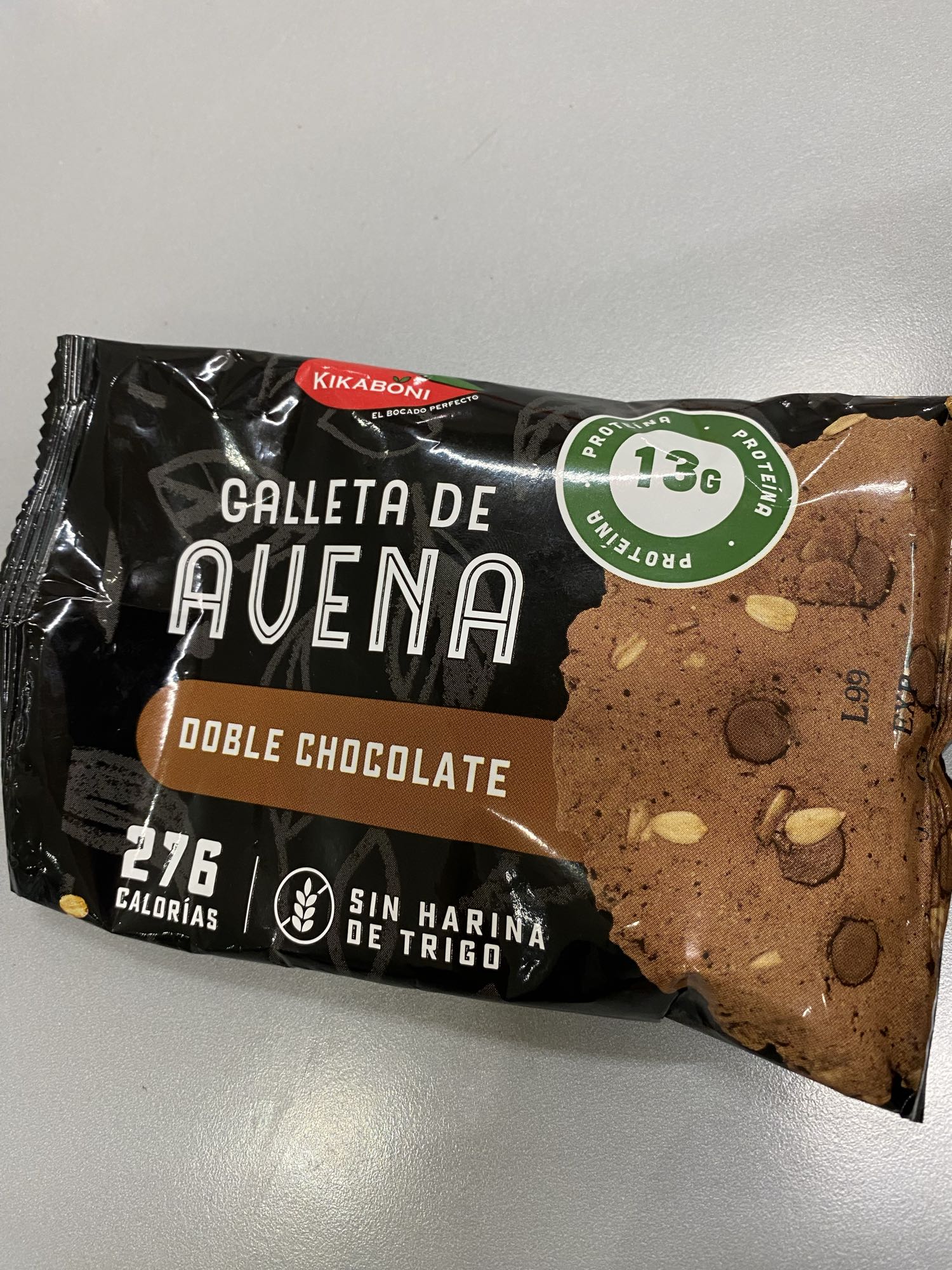 Galleta de avena doble chocolate
