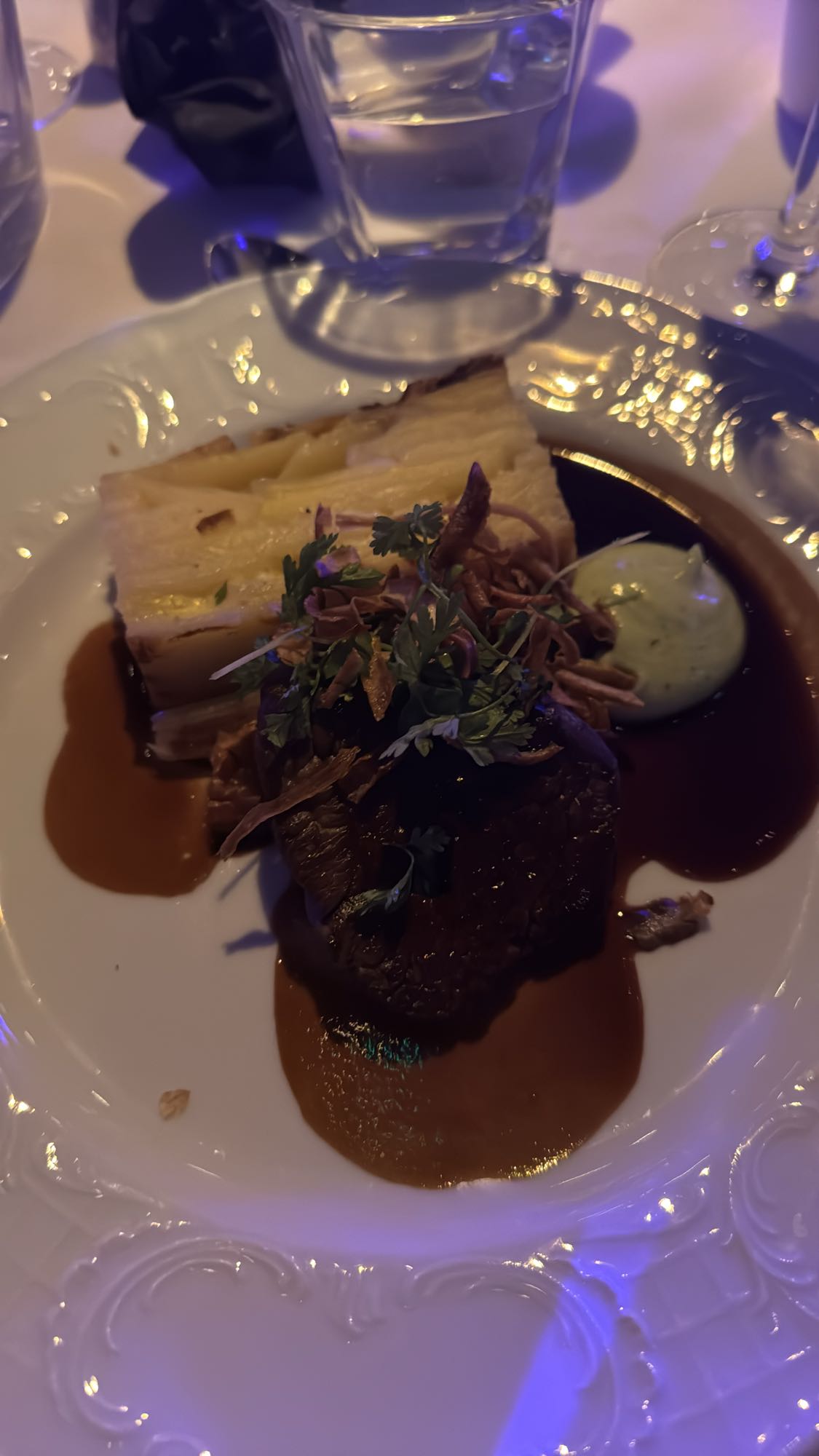 Oxfilé med potatisgratäng