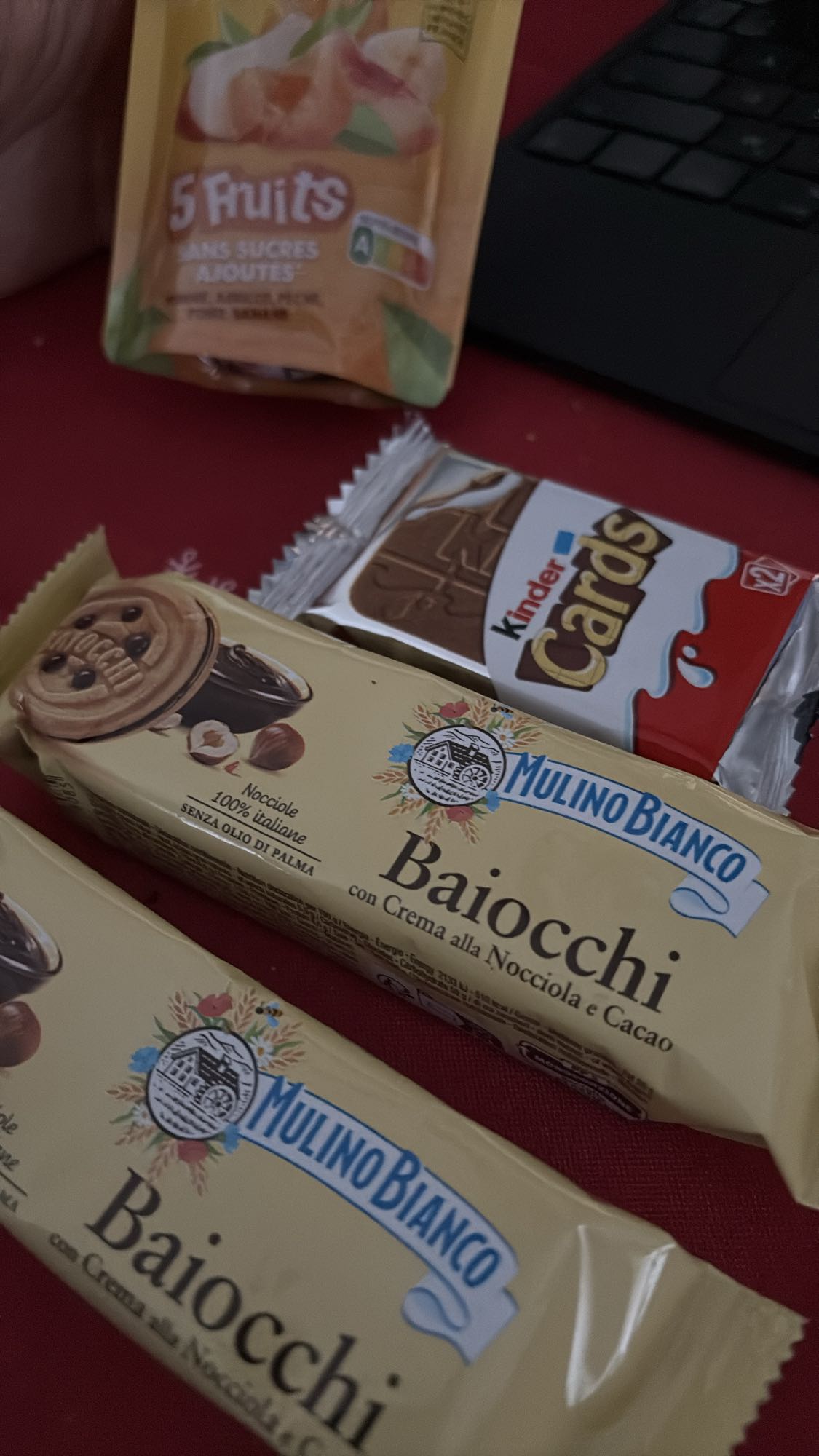 Goûter biscuits et fruits