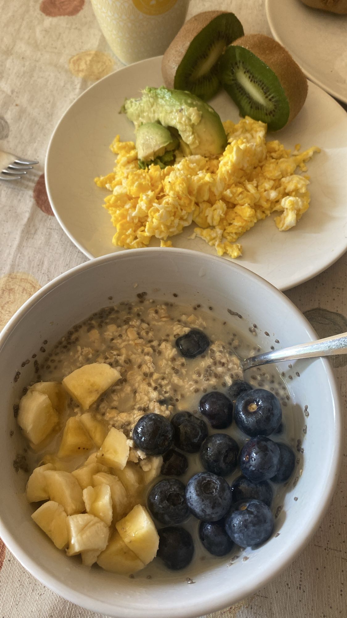 Desayuno saludable mixto