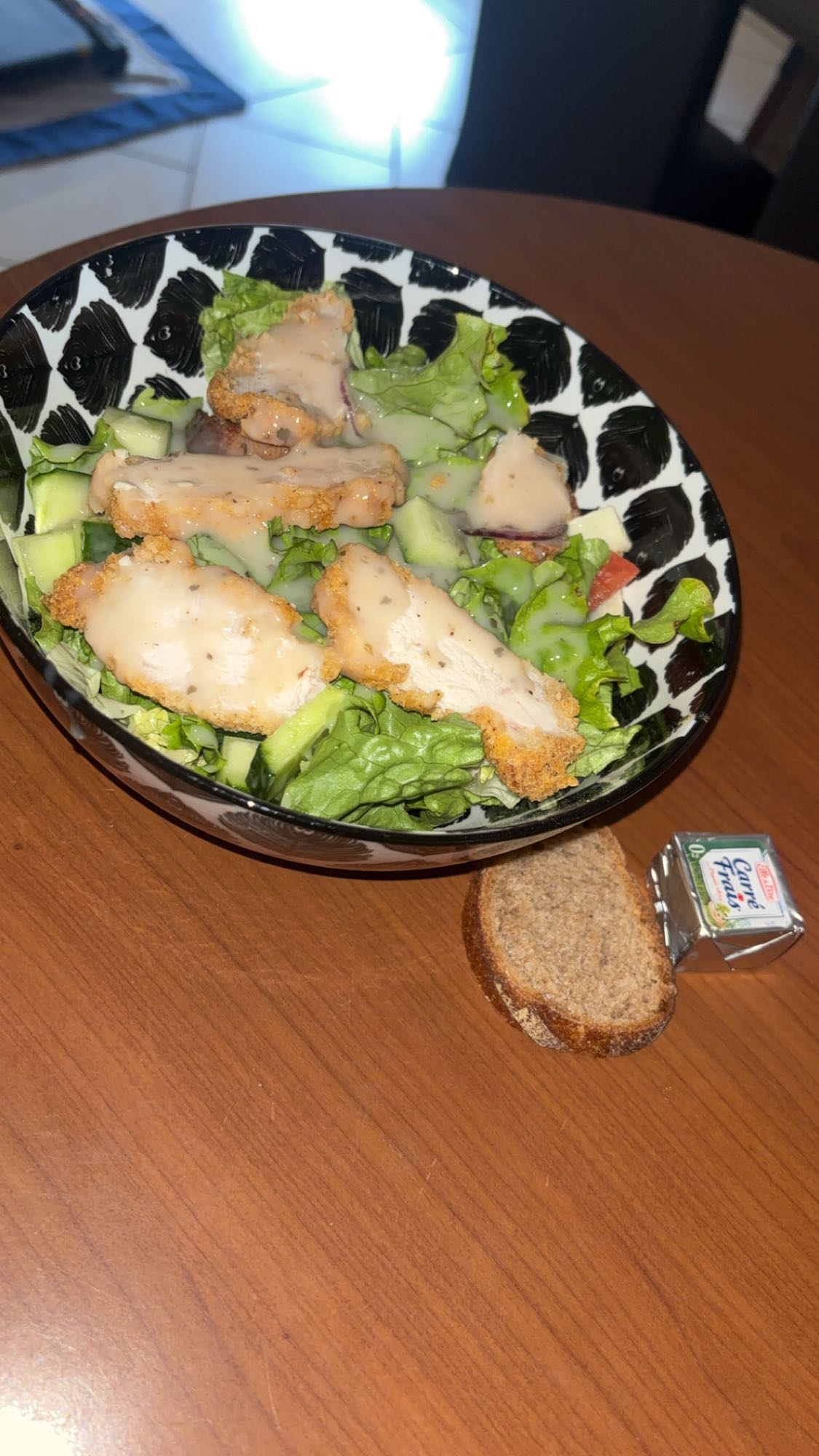Salade poulet croustillant