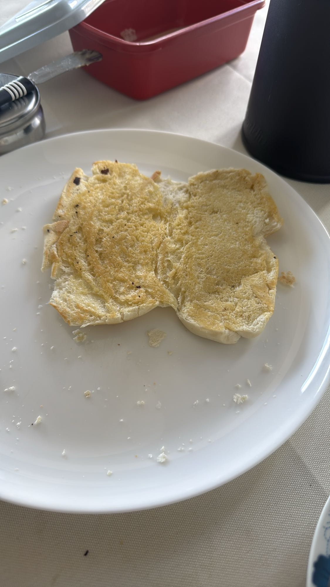 Pão com manteiga