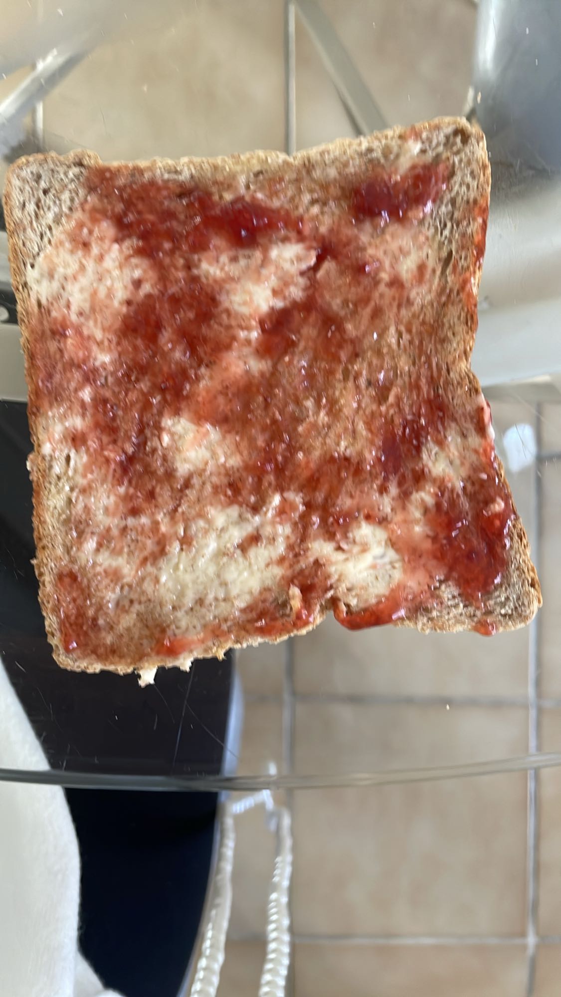 Tartine confiture beurre