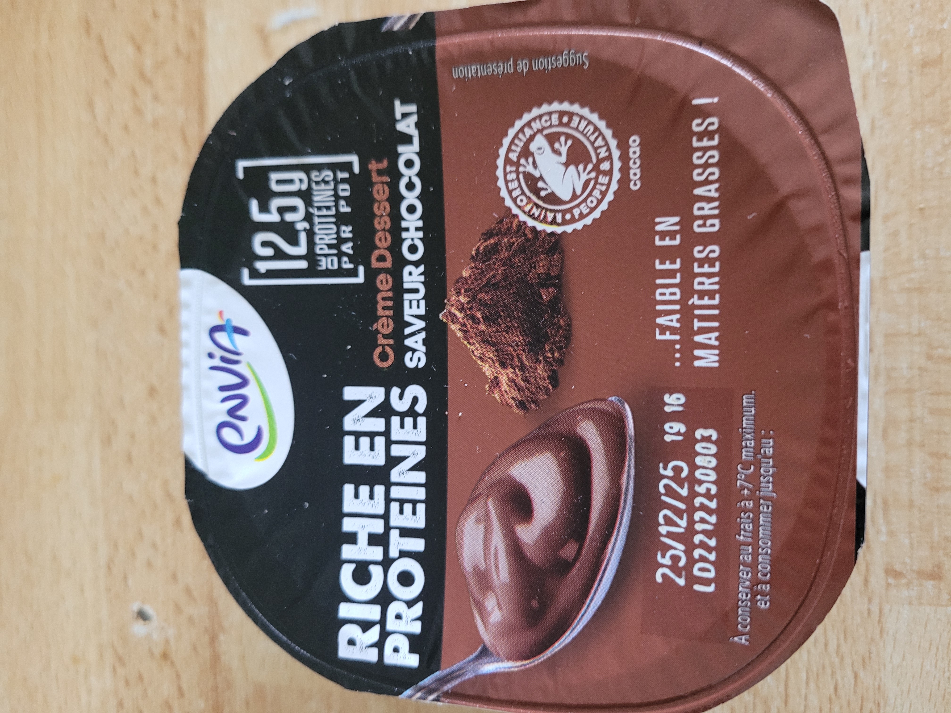 Crème dessert chocolat