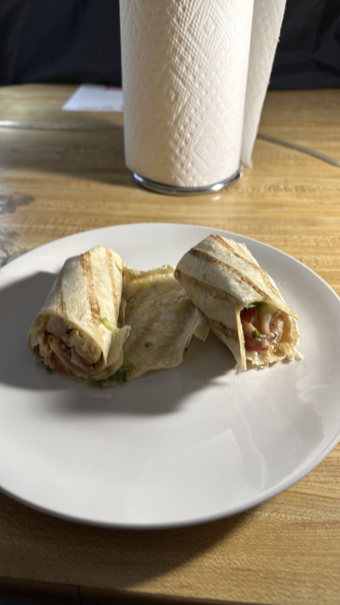 Wrap au poulet grillé