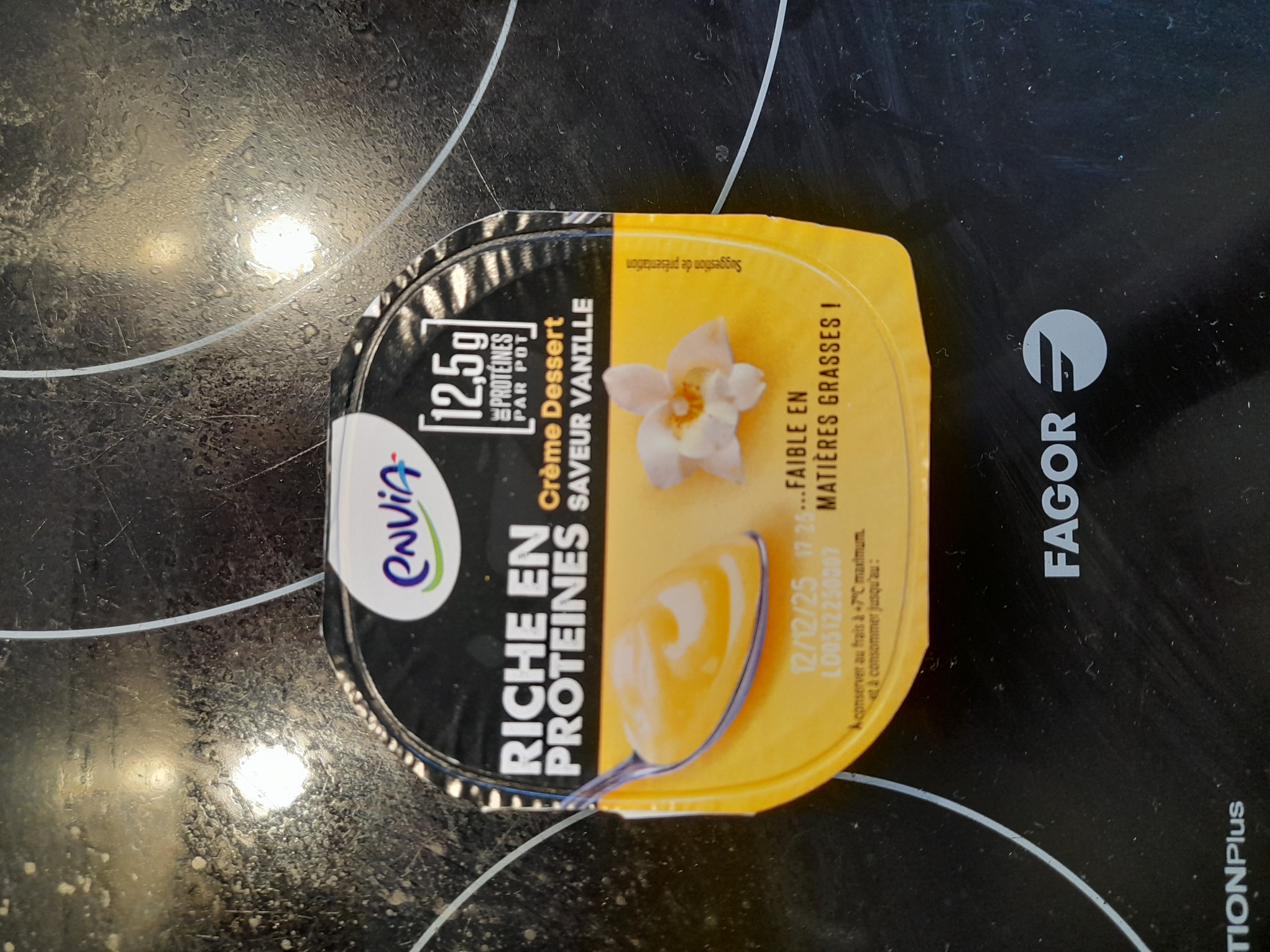 Crème vanille protéinée
