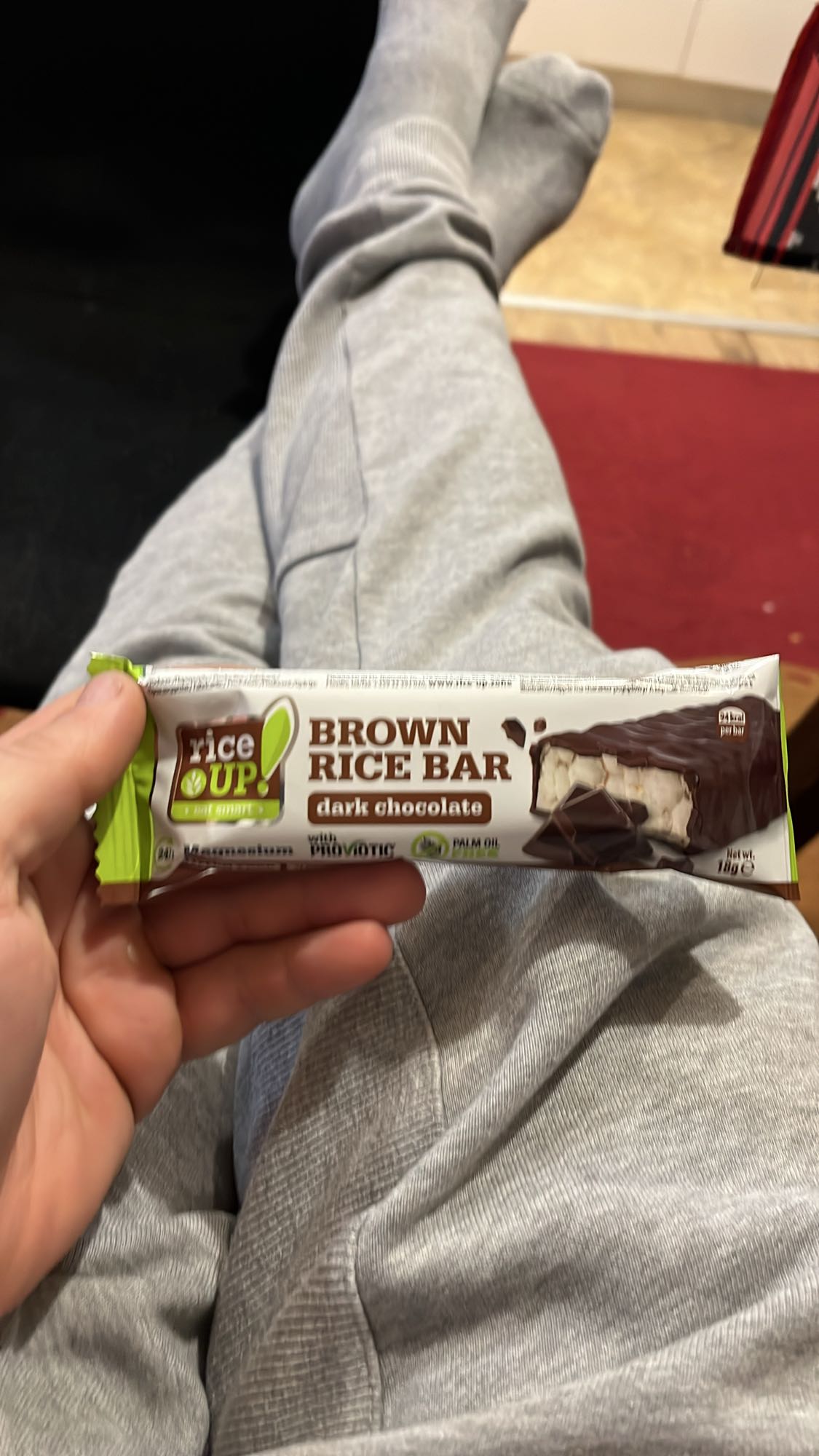 Брауни бар с кафяв ориз