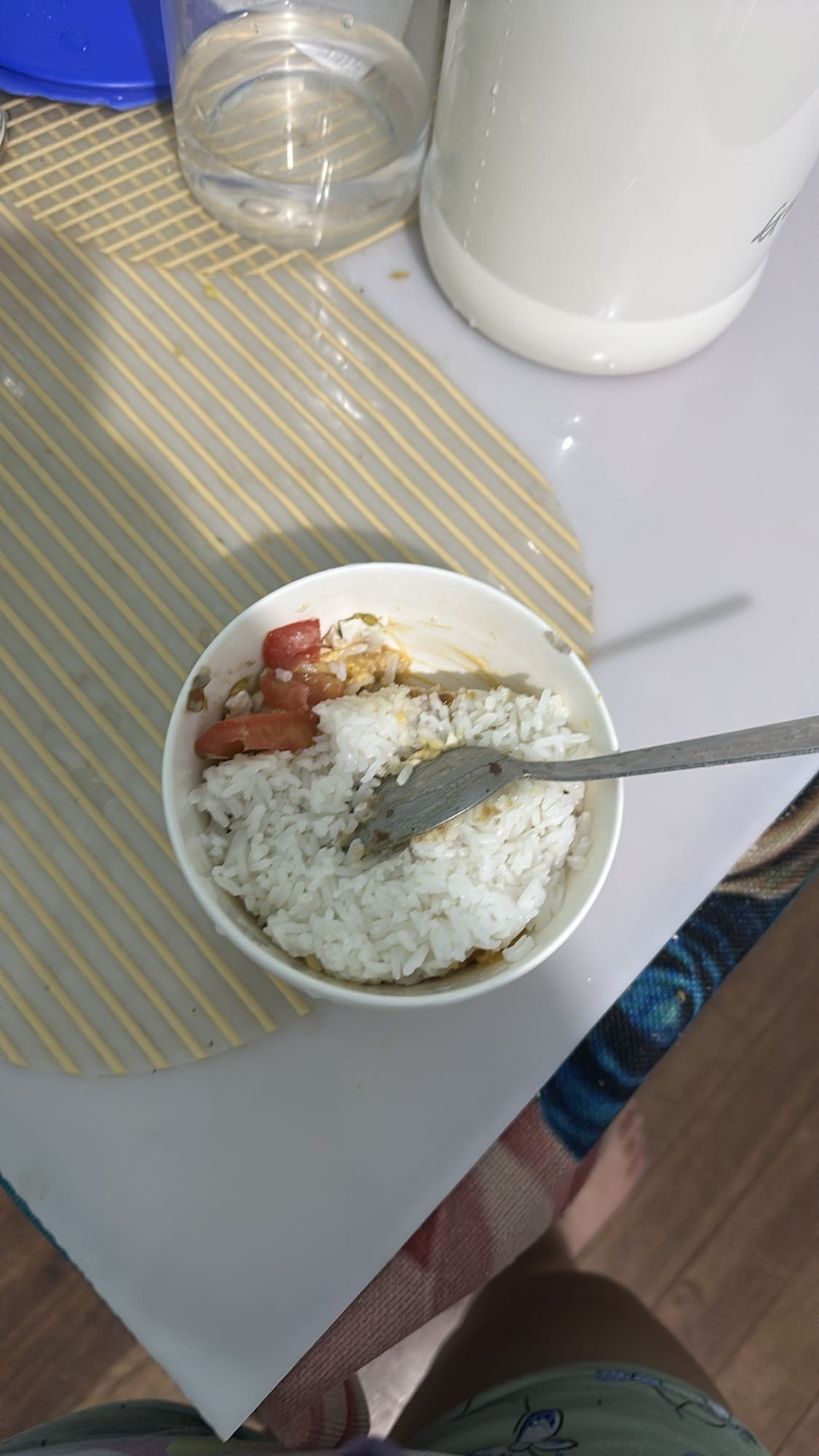 Rice with tomato and egg