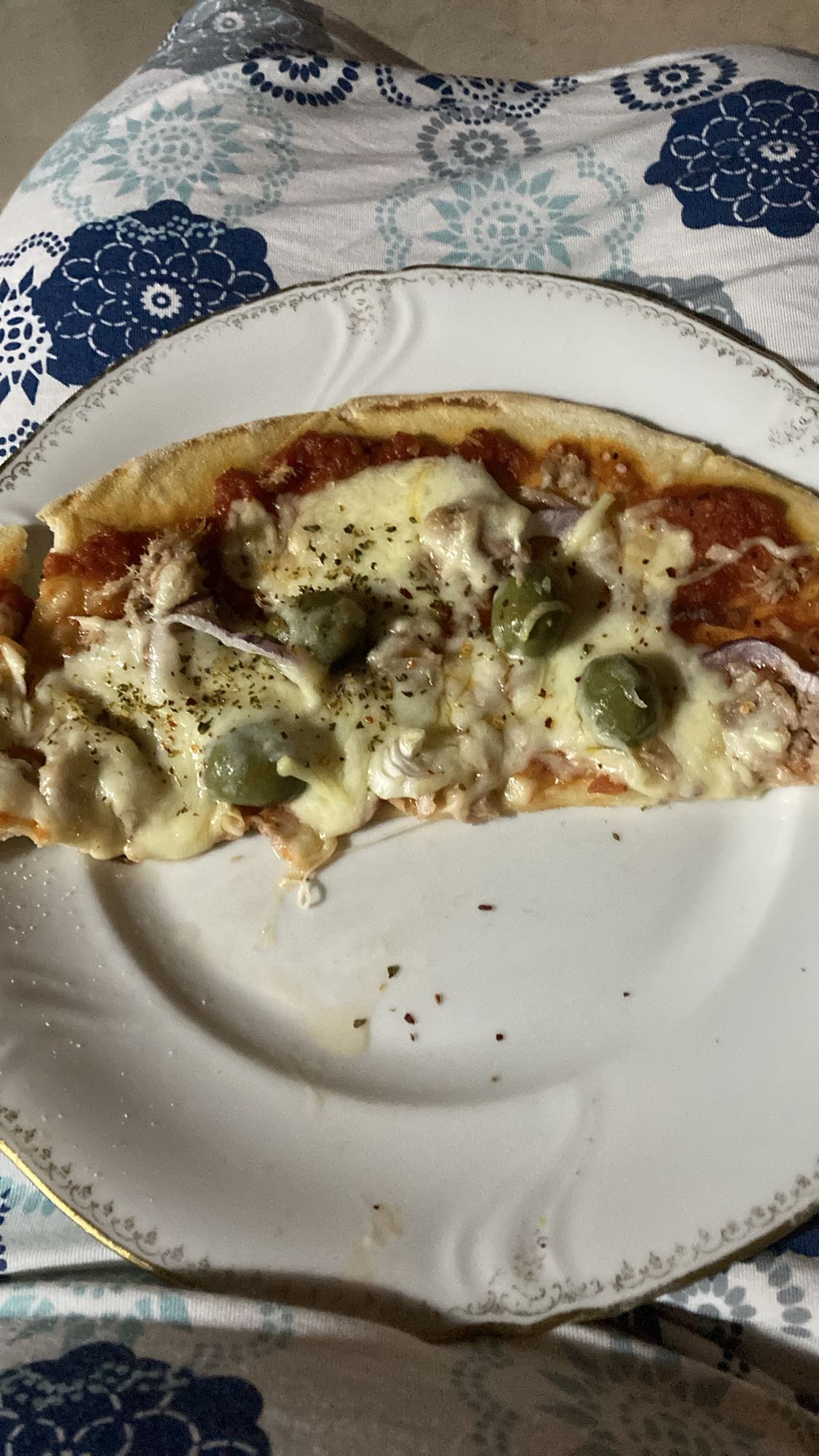 Olivpizza med ost