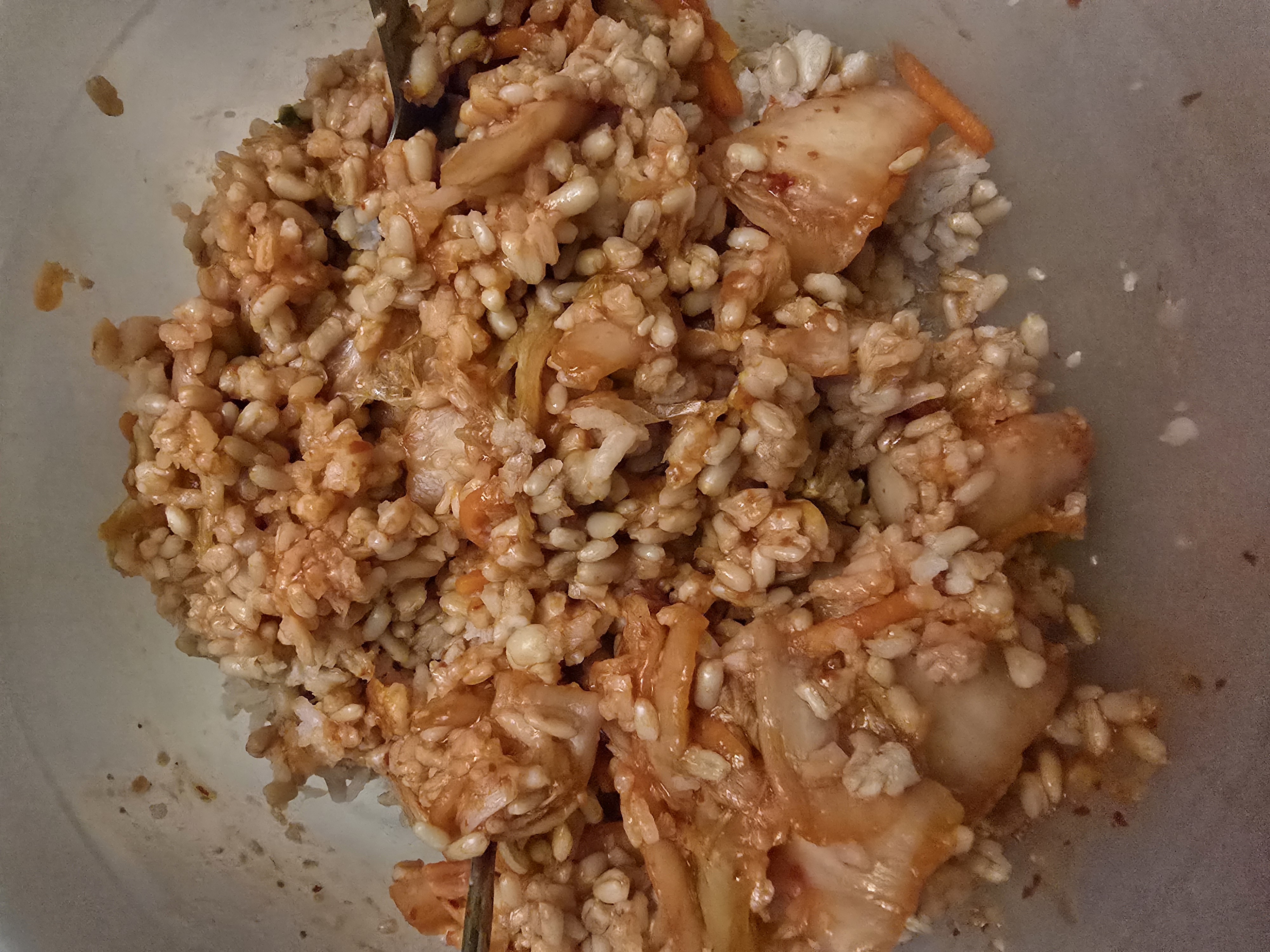 Kimchi Brown Rice Bowl