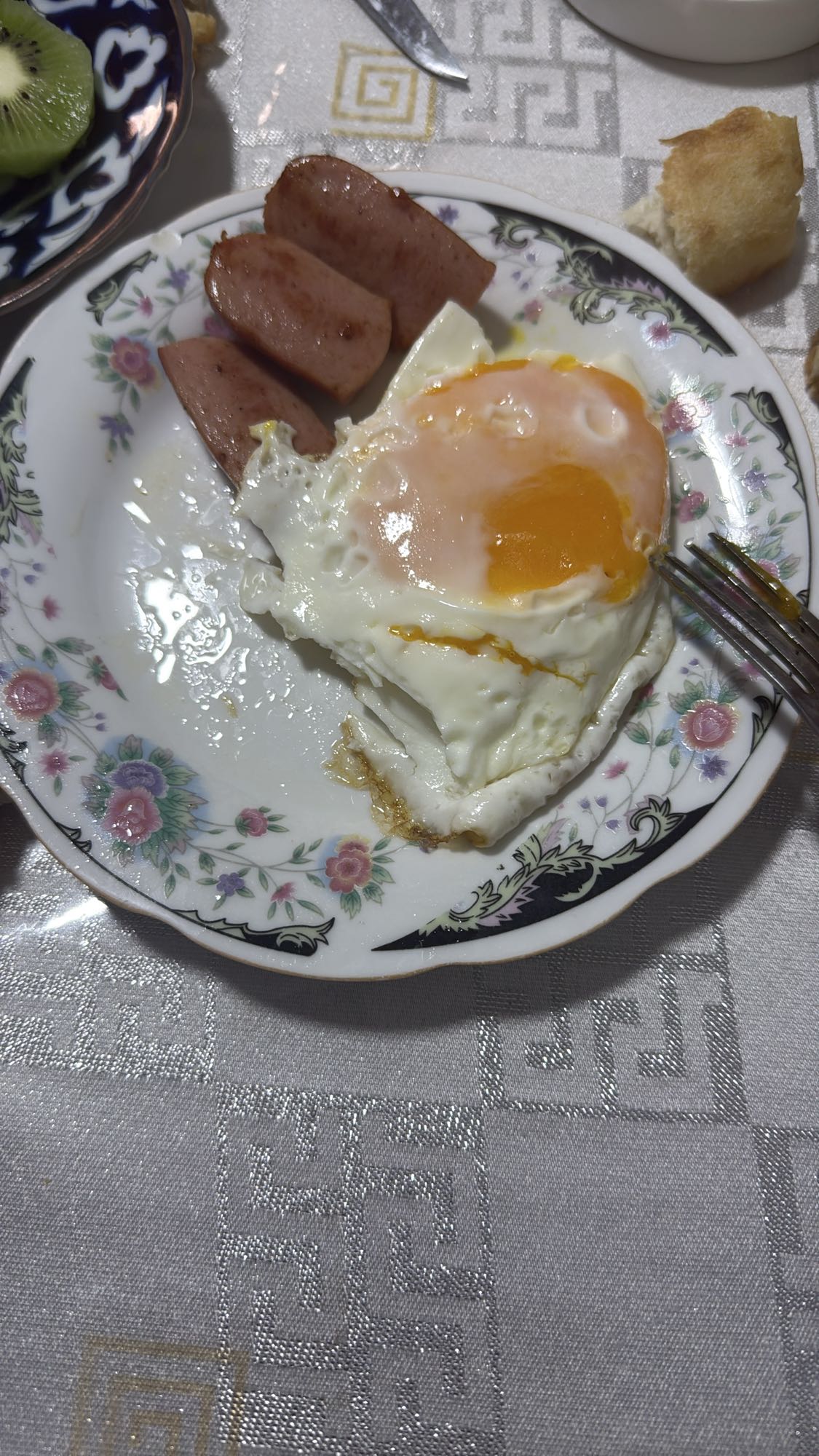 Яичница с сосисками