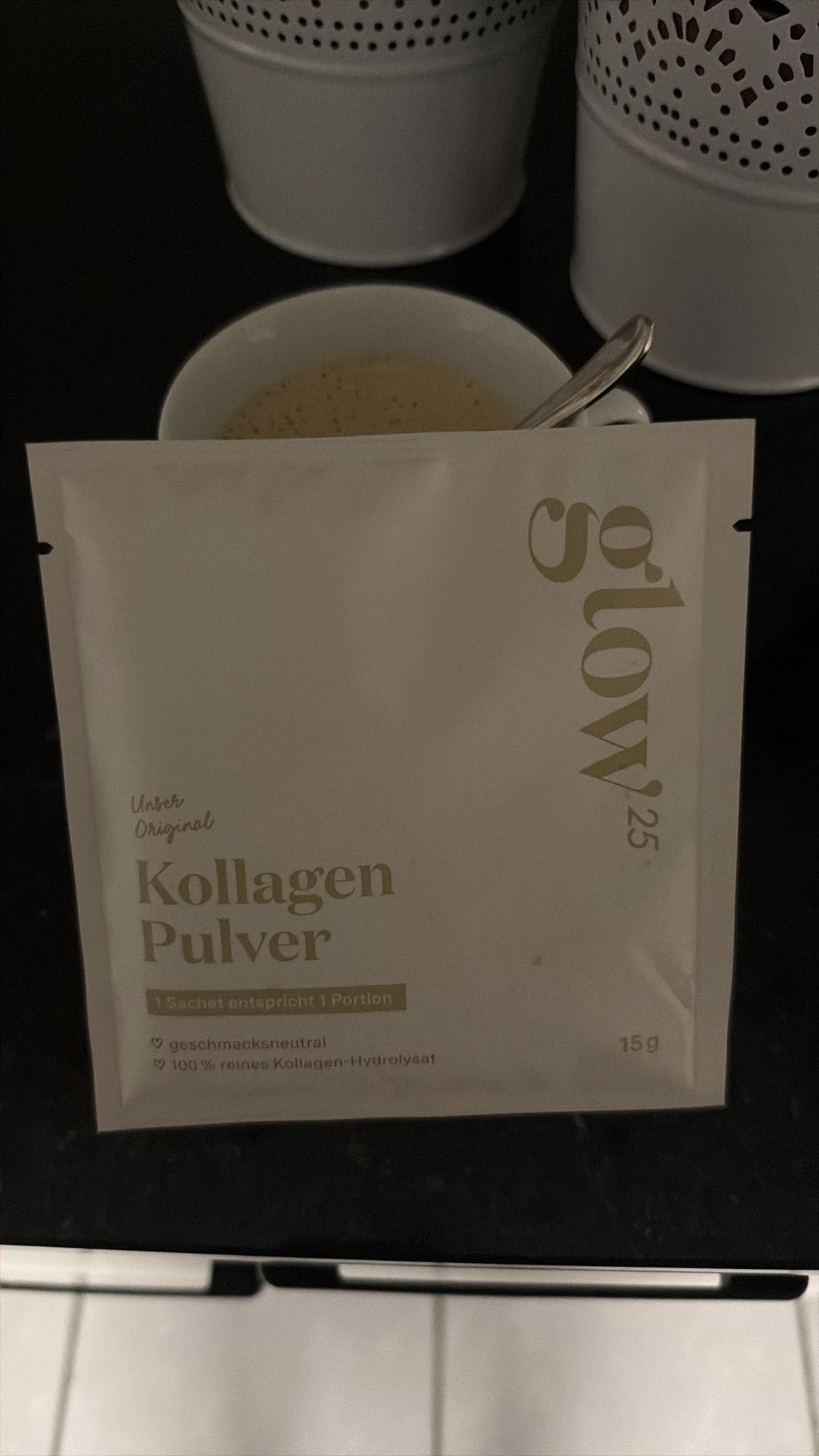 Kollagen Pulver Getränk