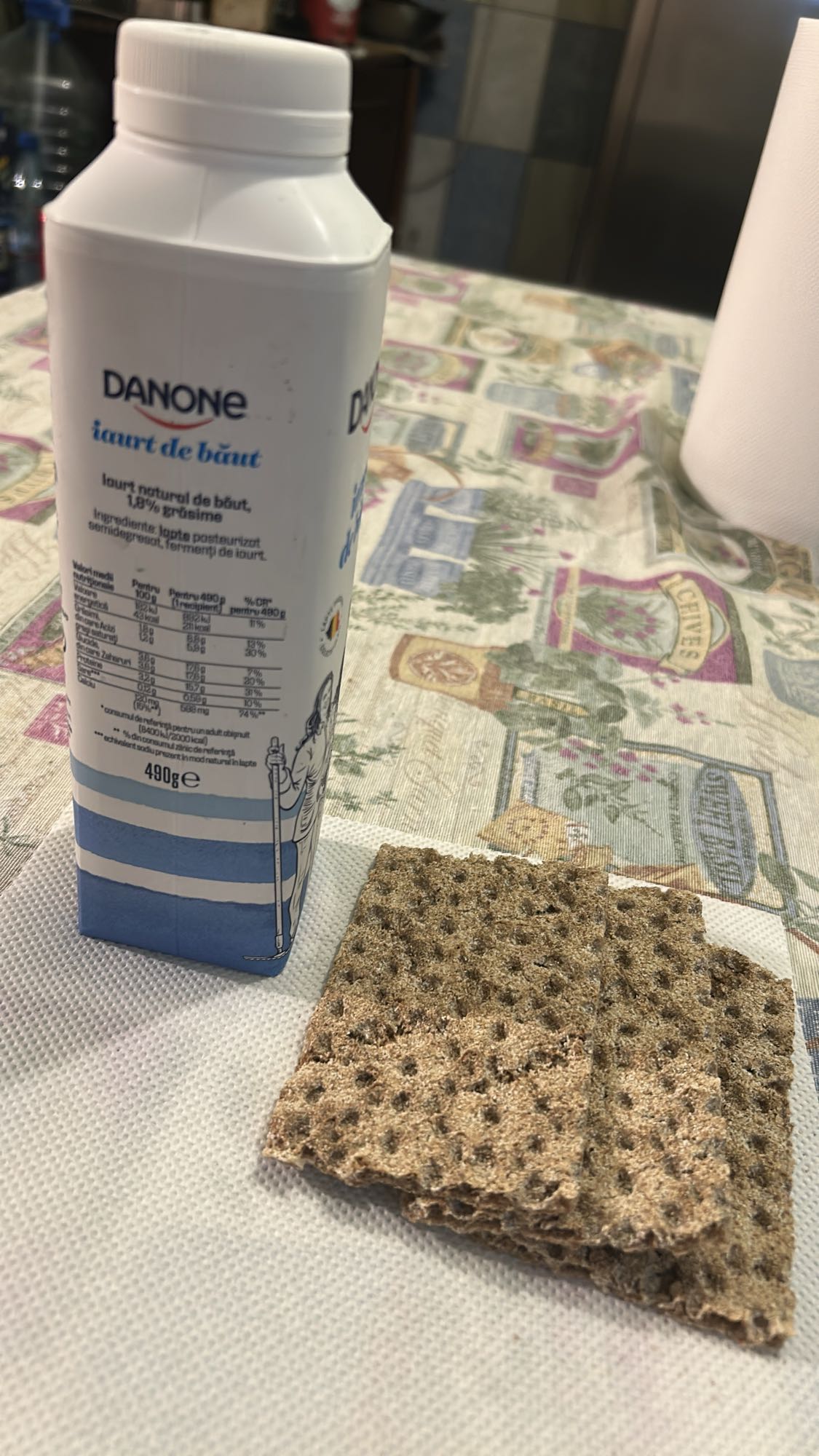 Iaurt cu felii de secară