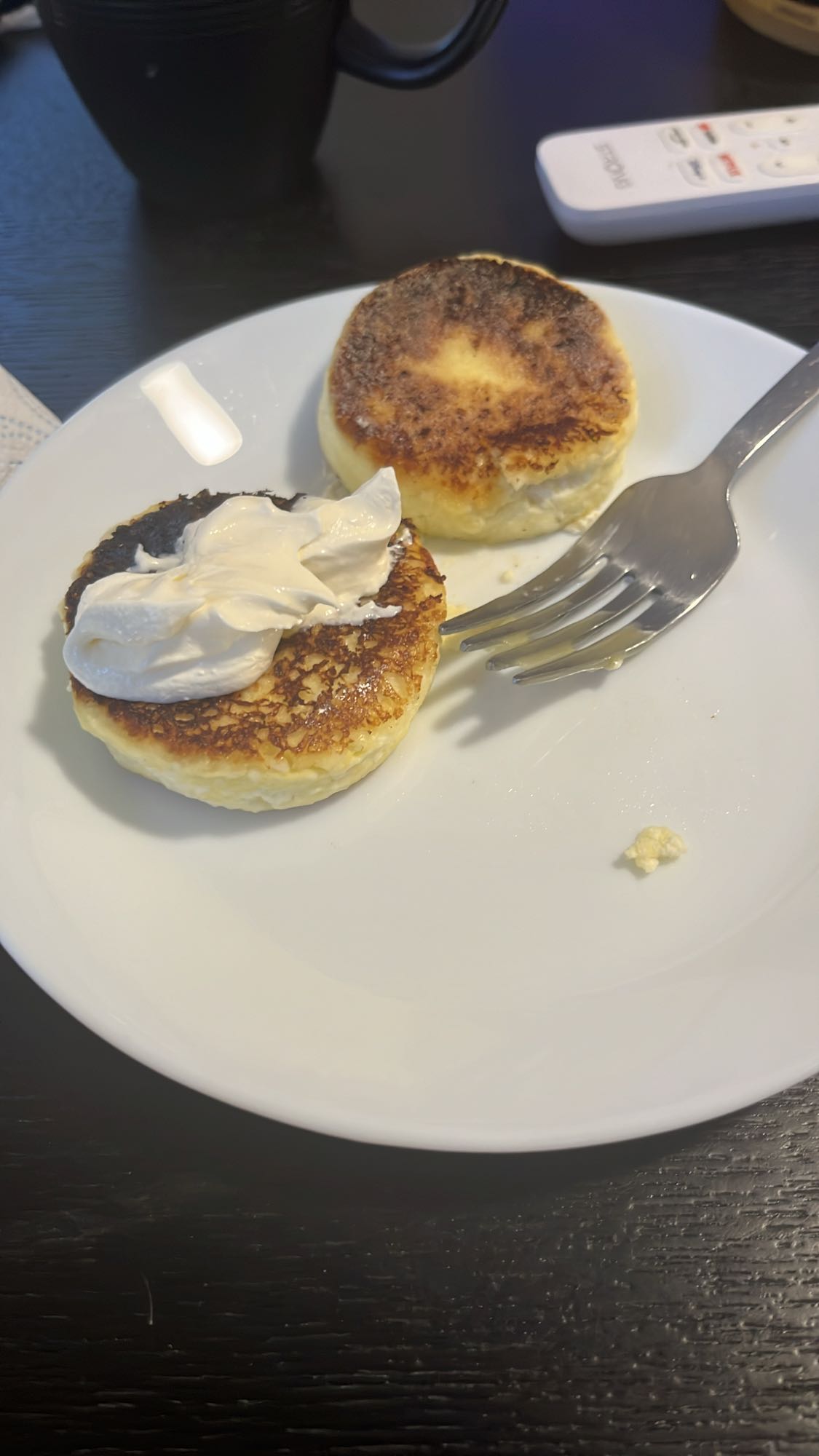 Сырники со сметаной