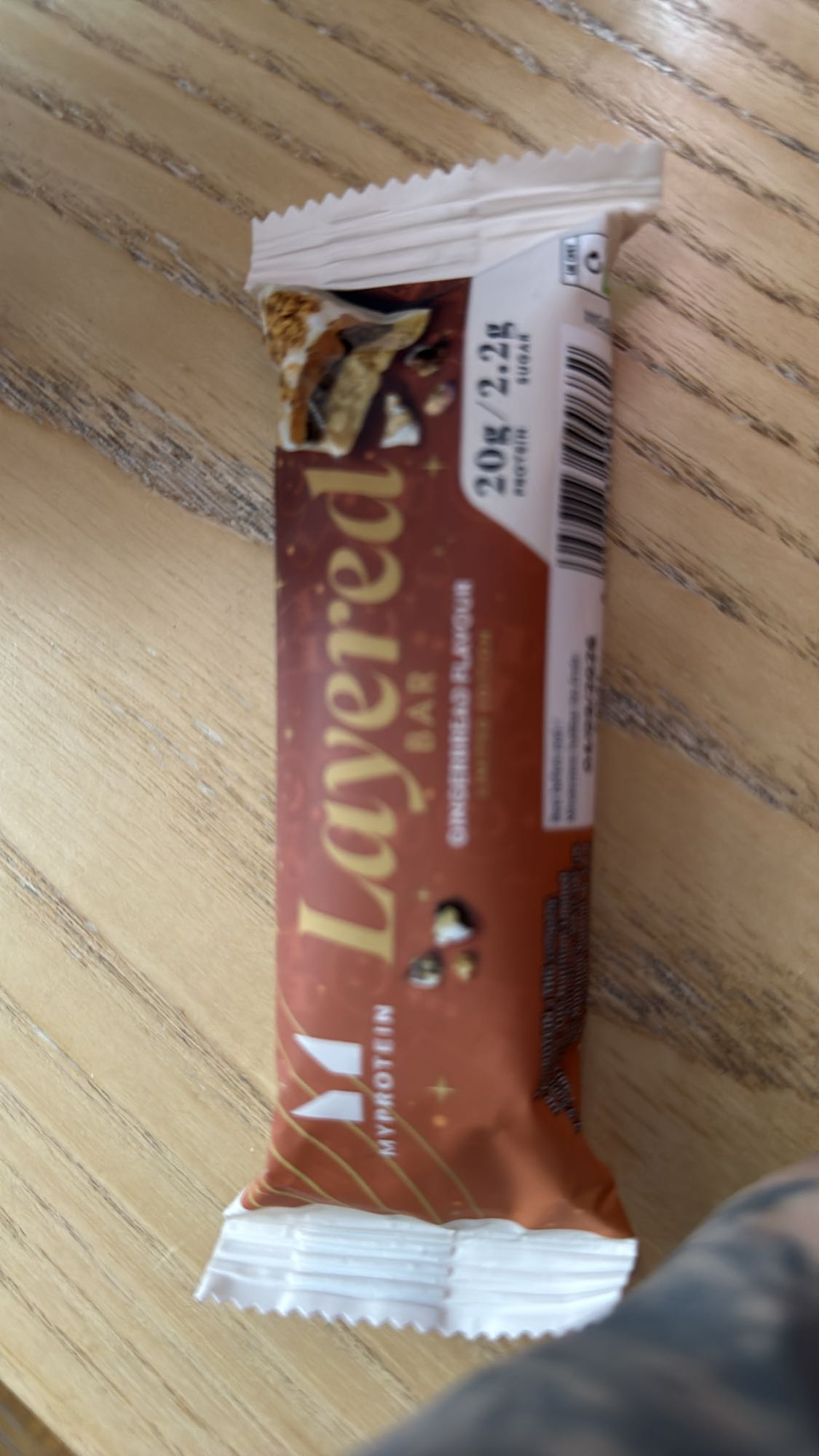 Baton proteic gingerbread