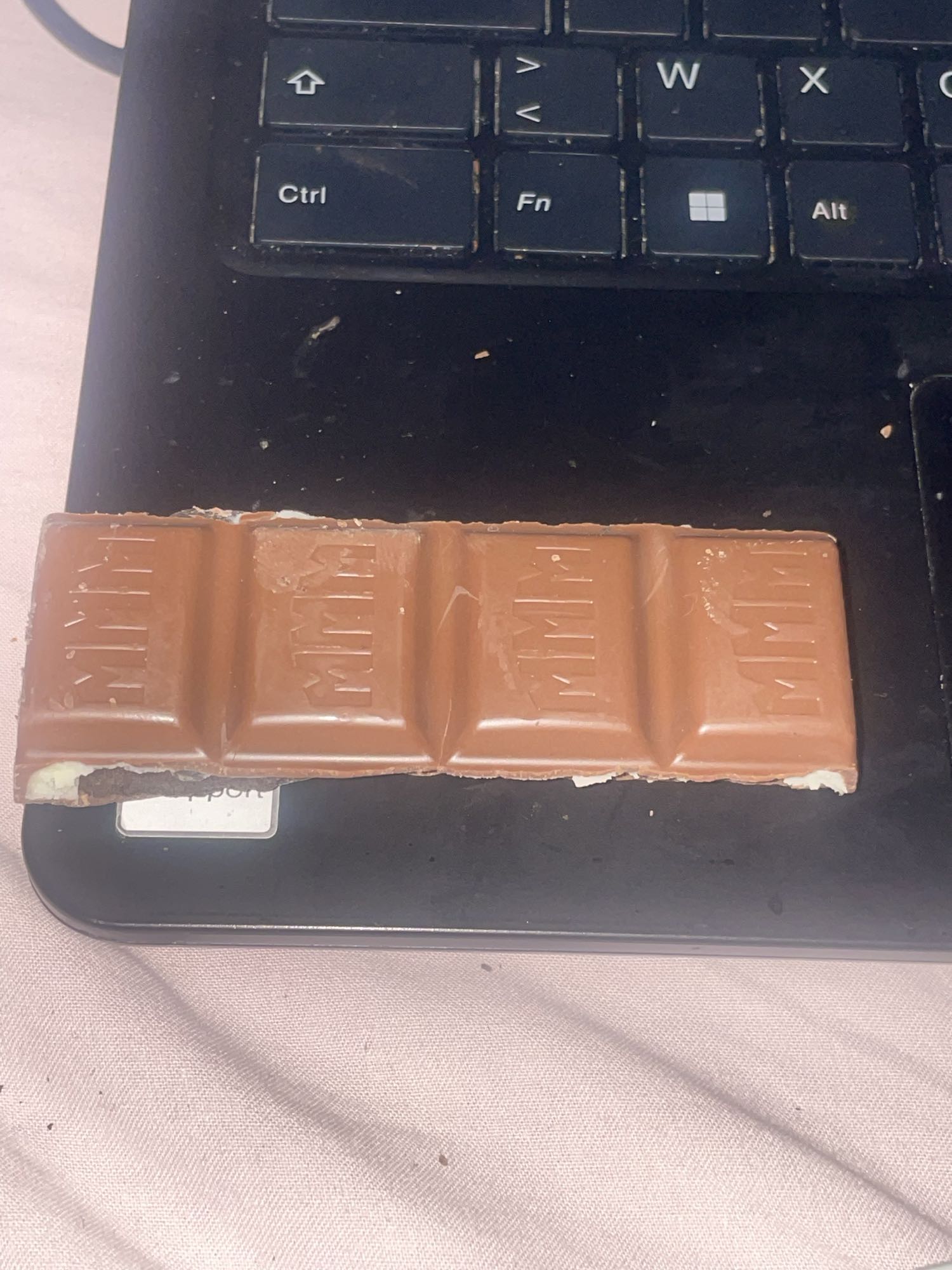 Barre de chocolat au lait