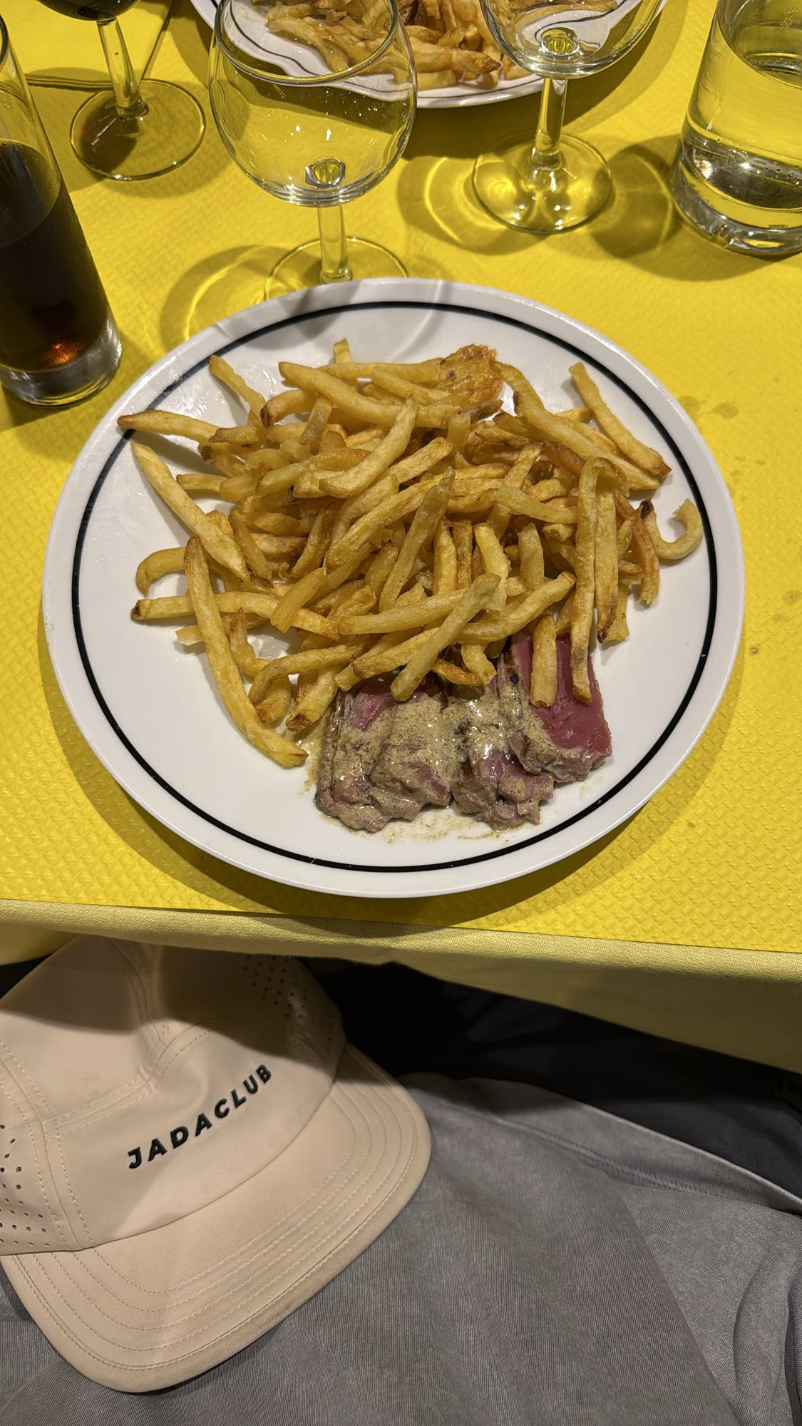 Steak frites sauce