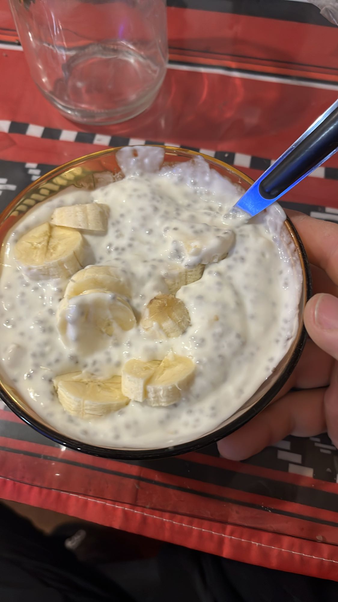 Чиа пудинг с банан