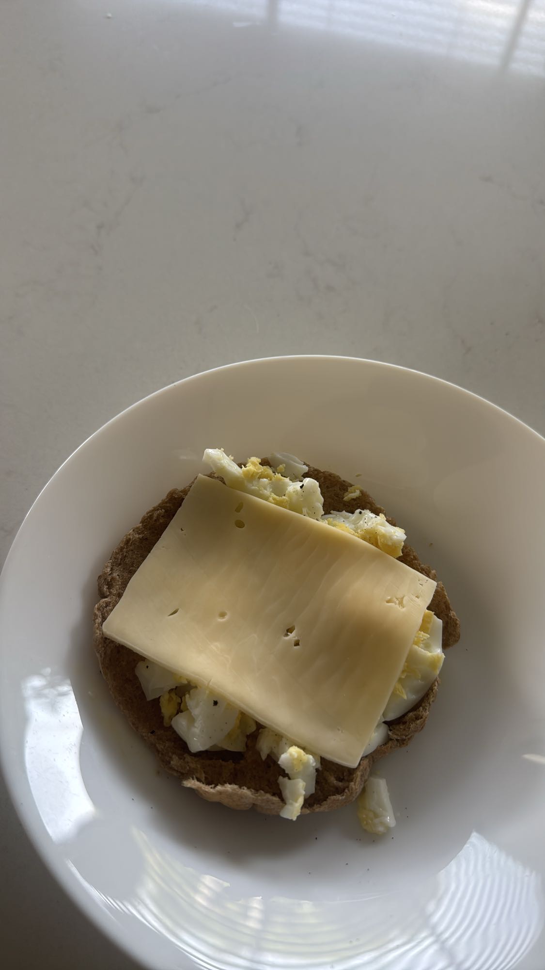 Egg Cheese Rye Bread