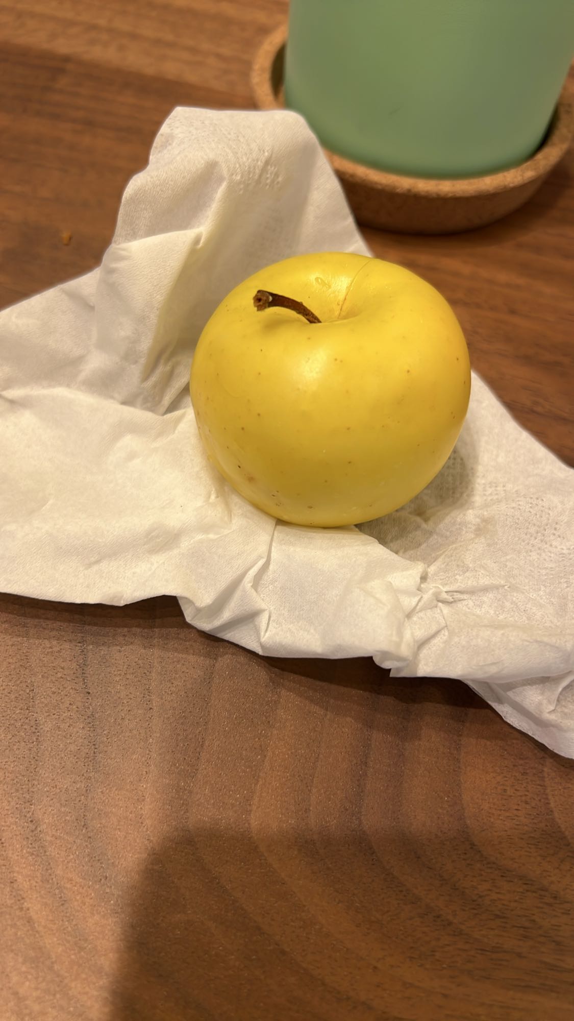 Yellow apple snack