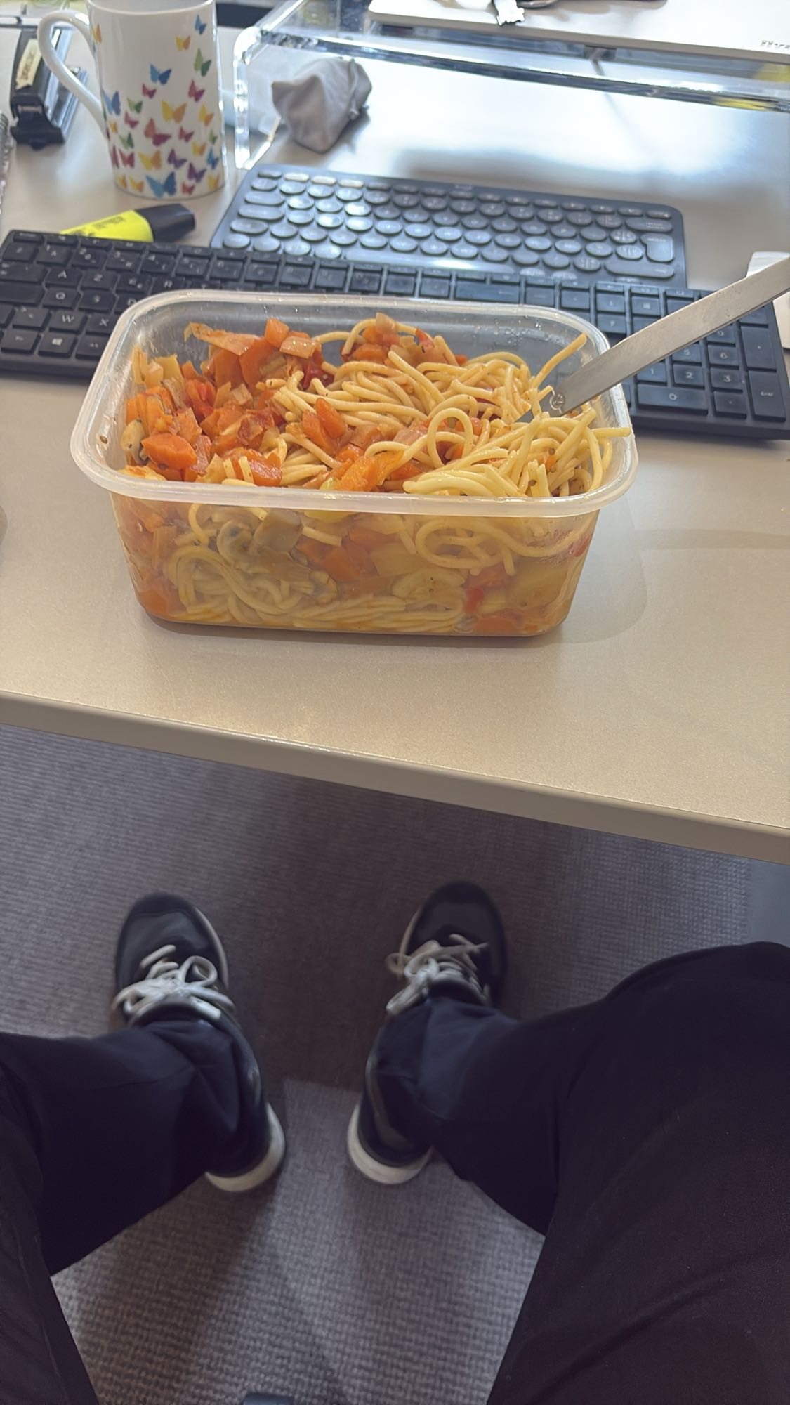 Spaghetti aux légumes