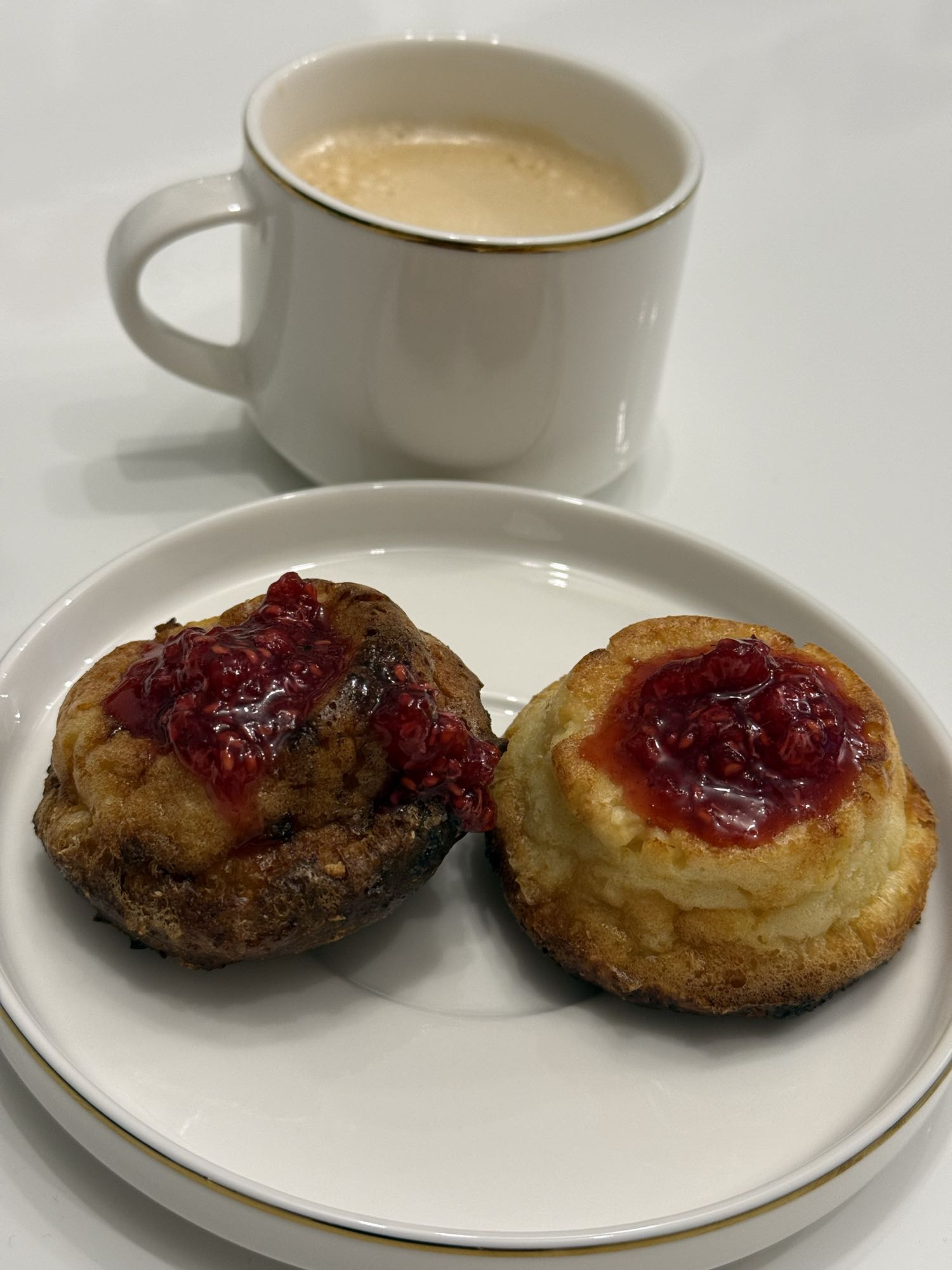 Gâteaux aux framboises