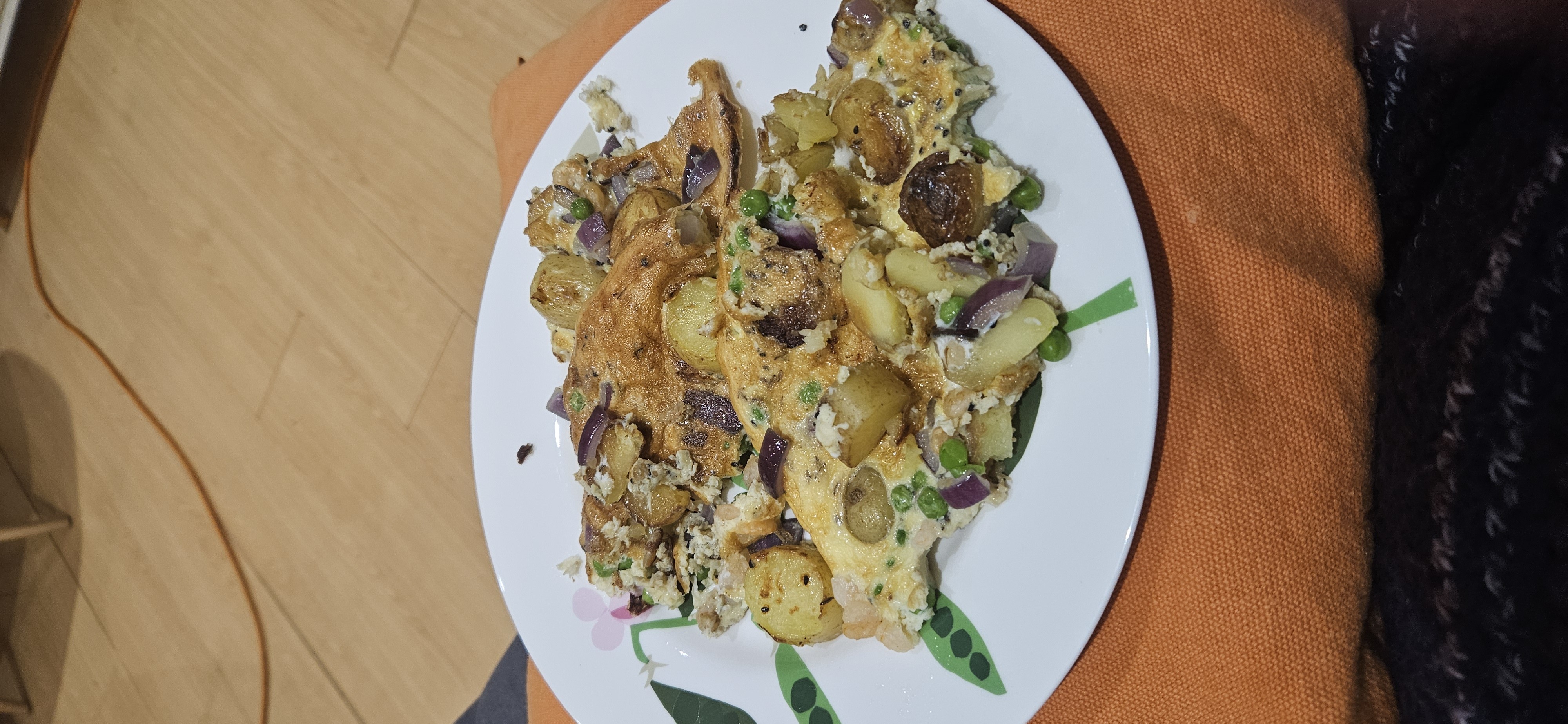 Potato Veggie Omelette