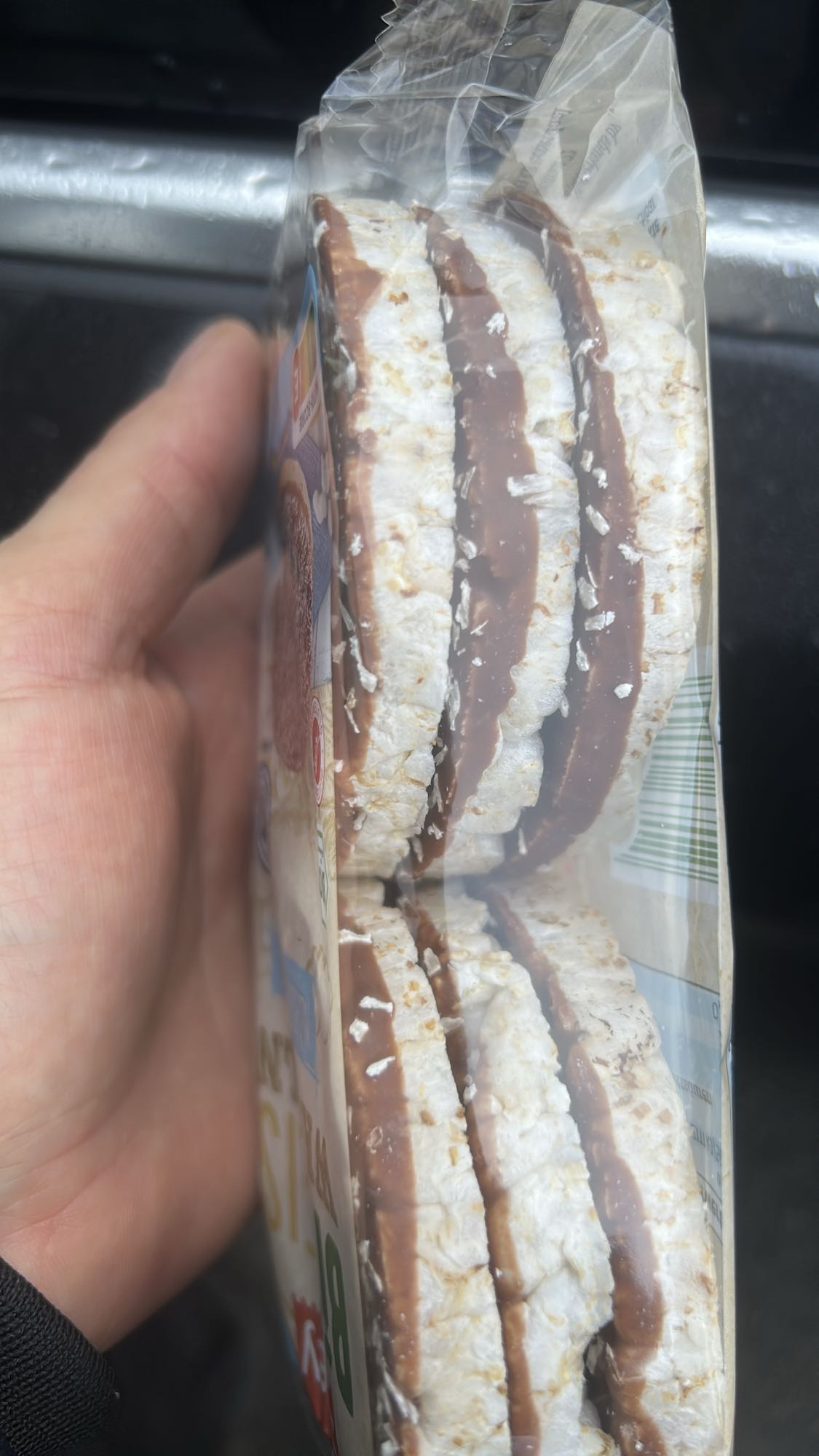 tortitas arroz con chocolate