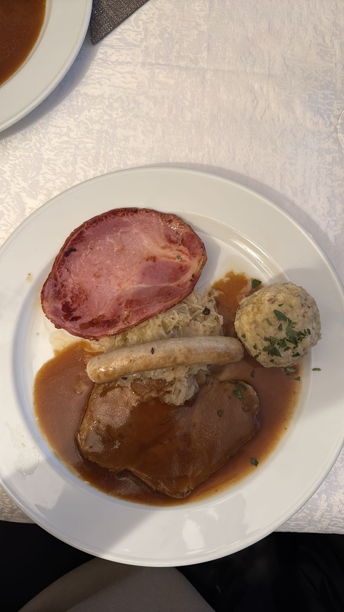 Platou bavarez cu carne