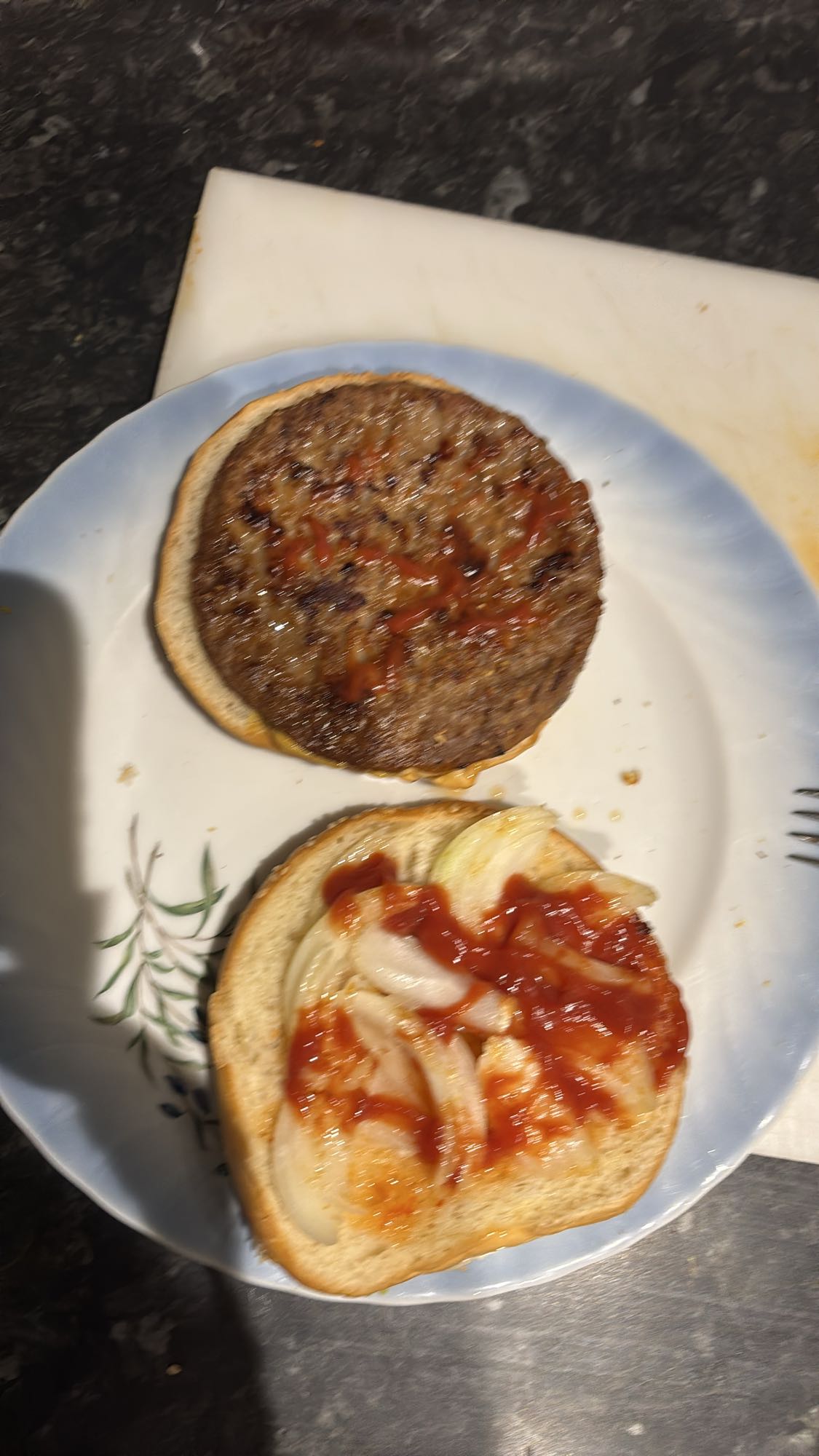 Enkel hamburger