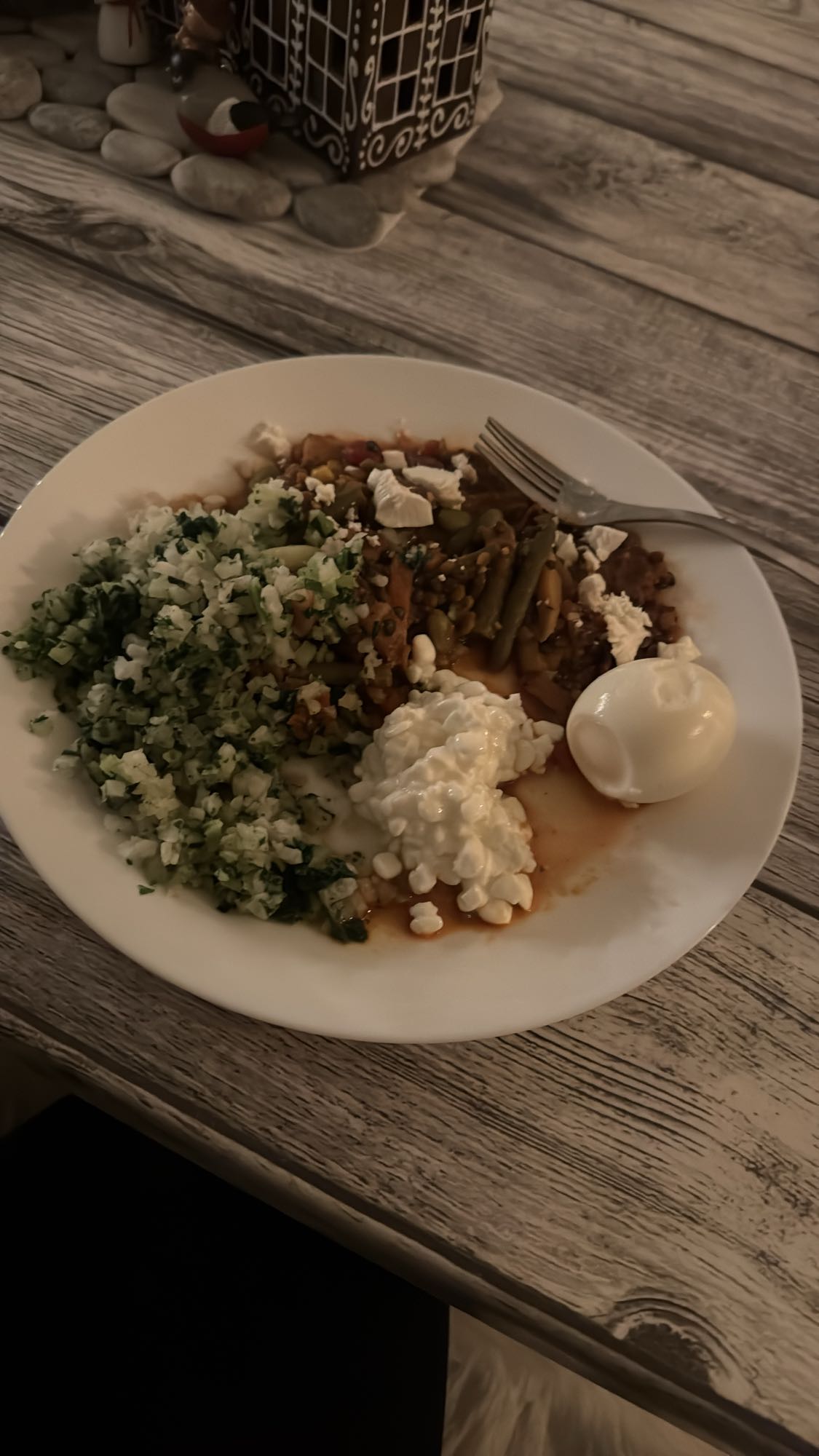 Grönsaksröra med ägg