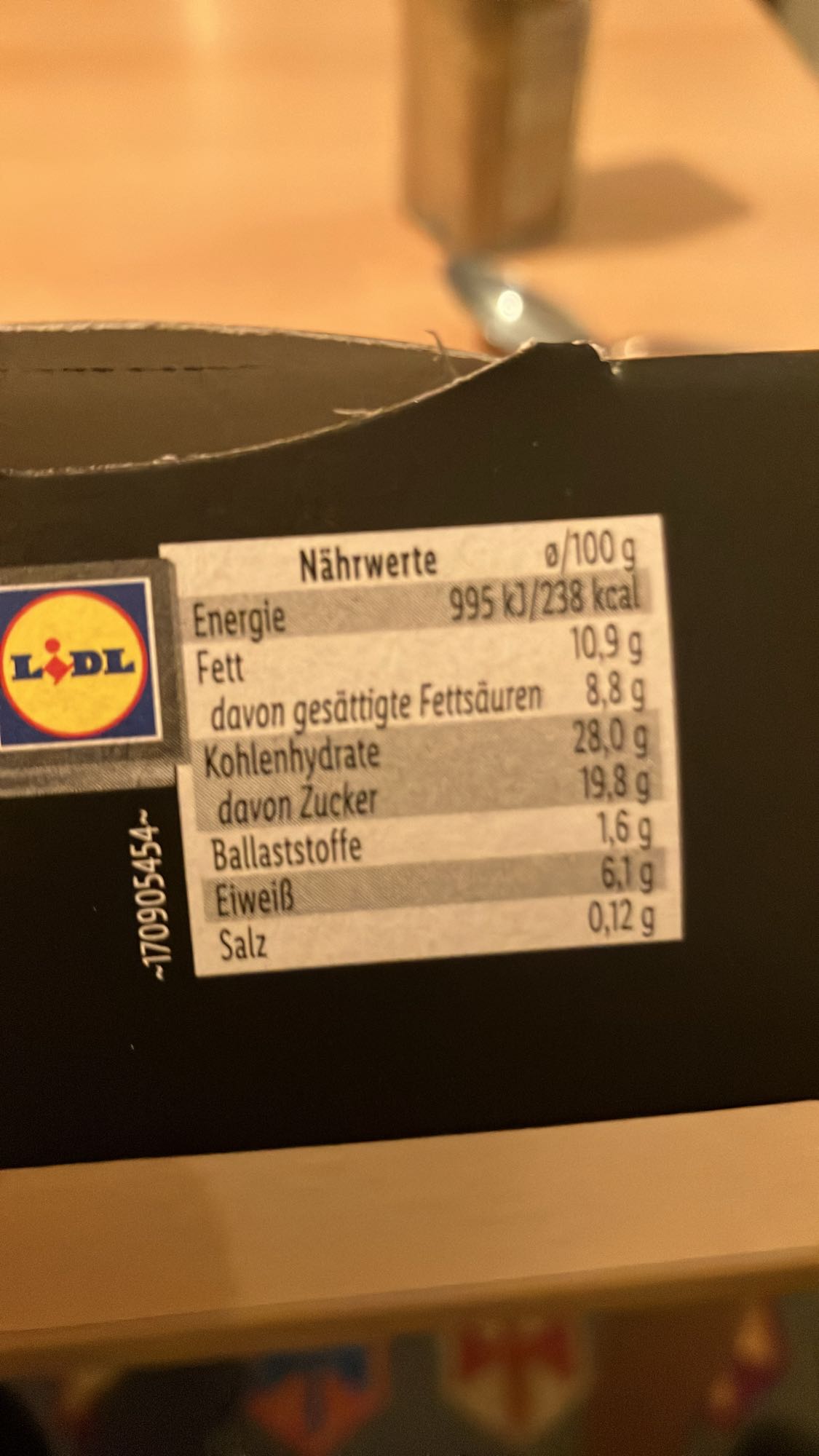Doce industrializado Lidl
